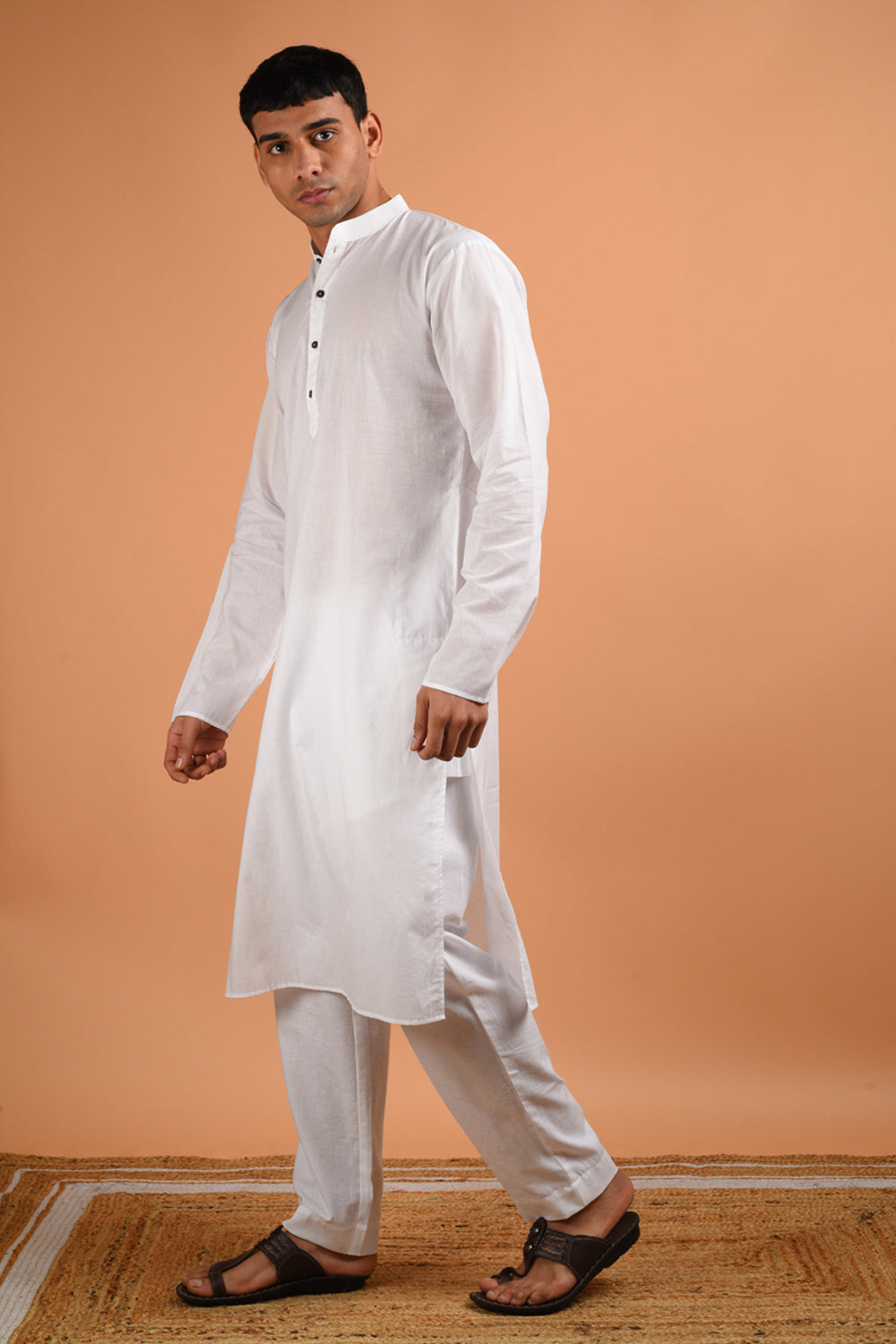 Ivory Cotton Kurta