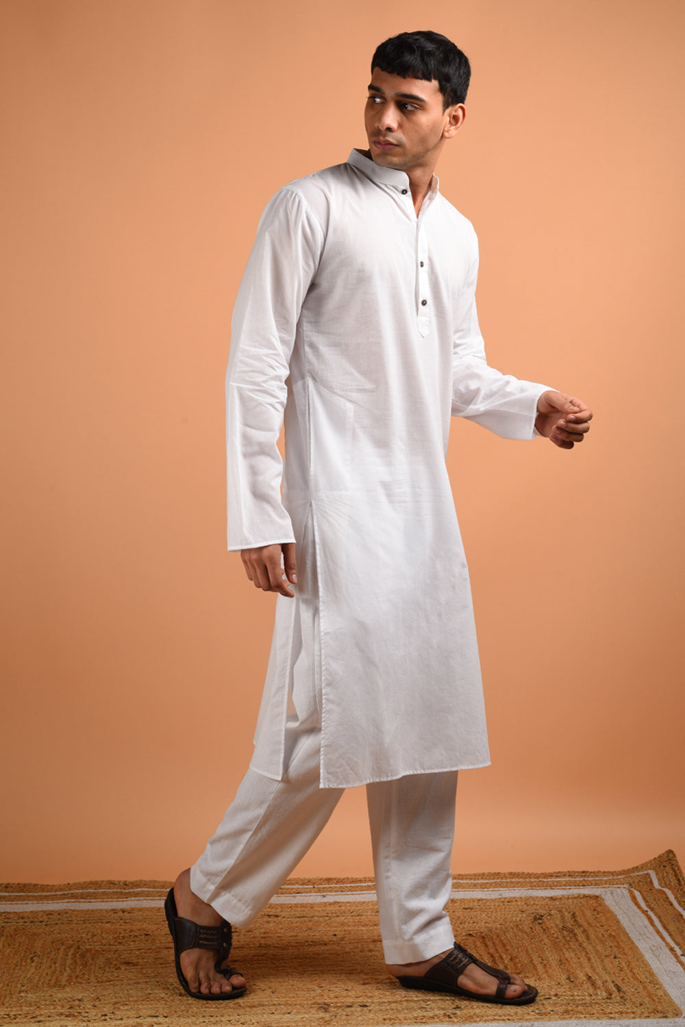 Ivory Cotton Kurta