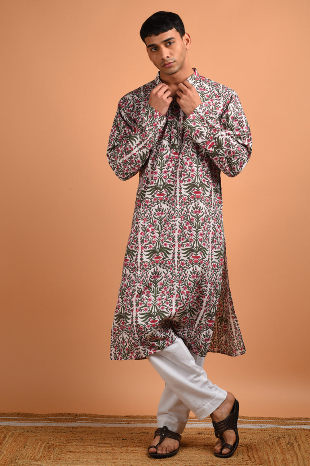 Orchid Handblock Kurta