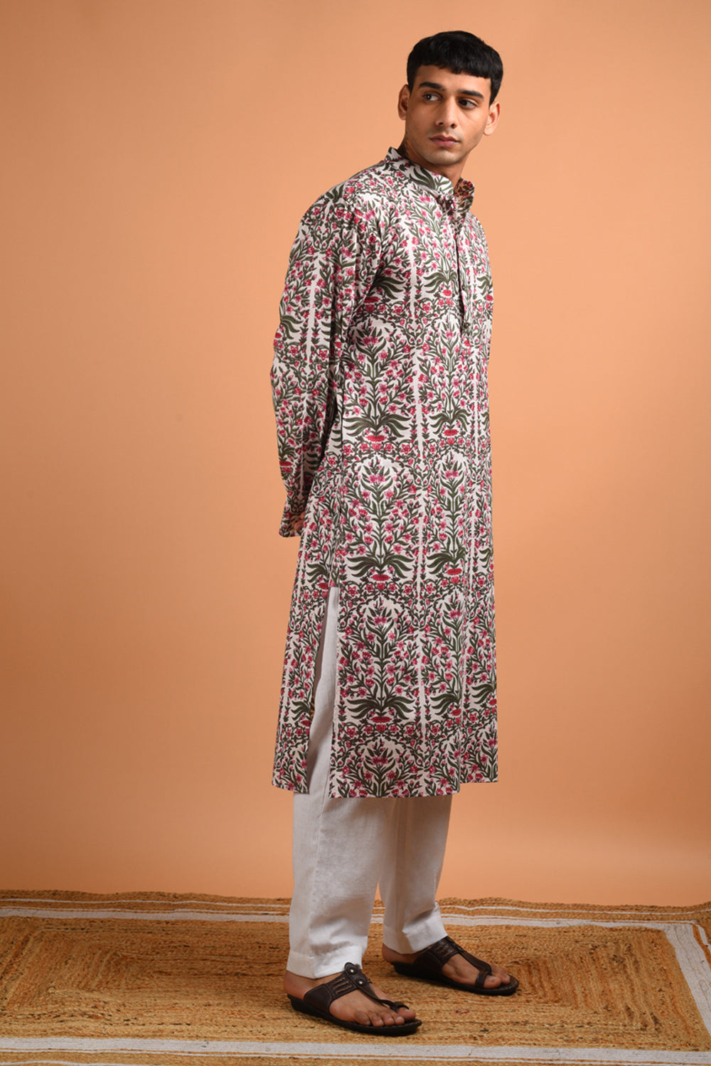 Orchid Handblock Kurta