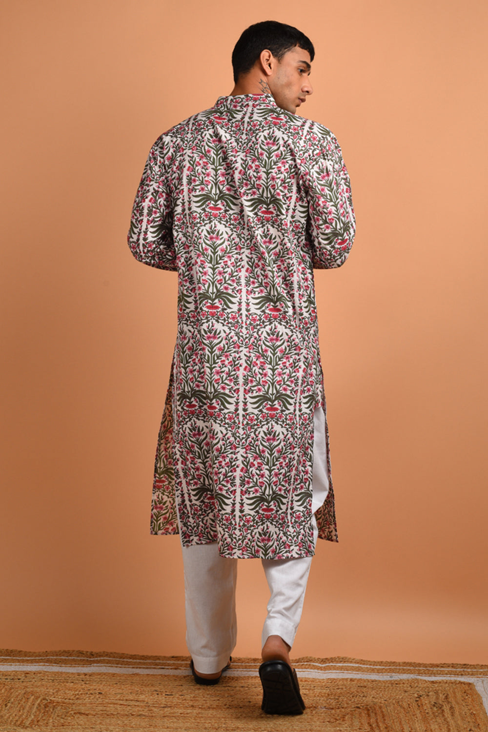 Orchid Handblock Kurta