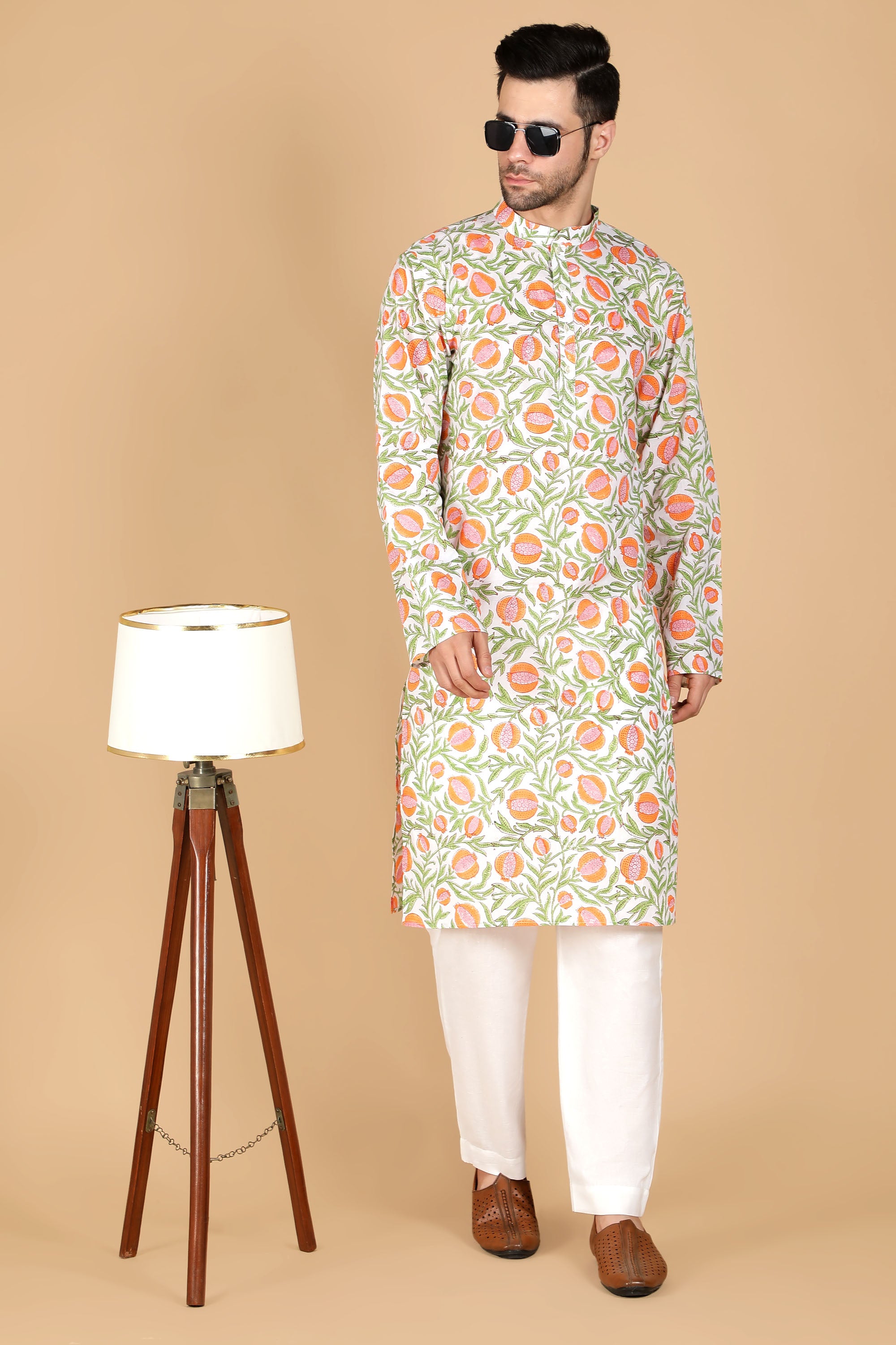 Flora Cotton Kurta