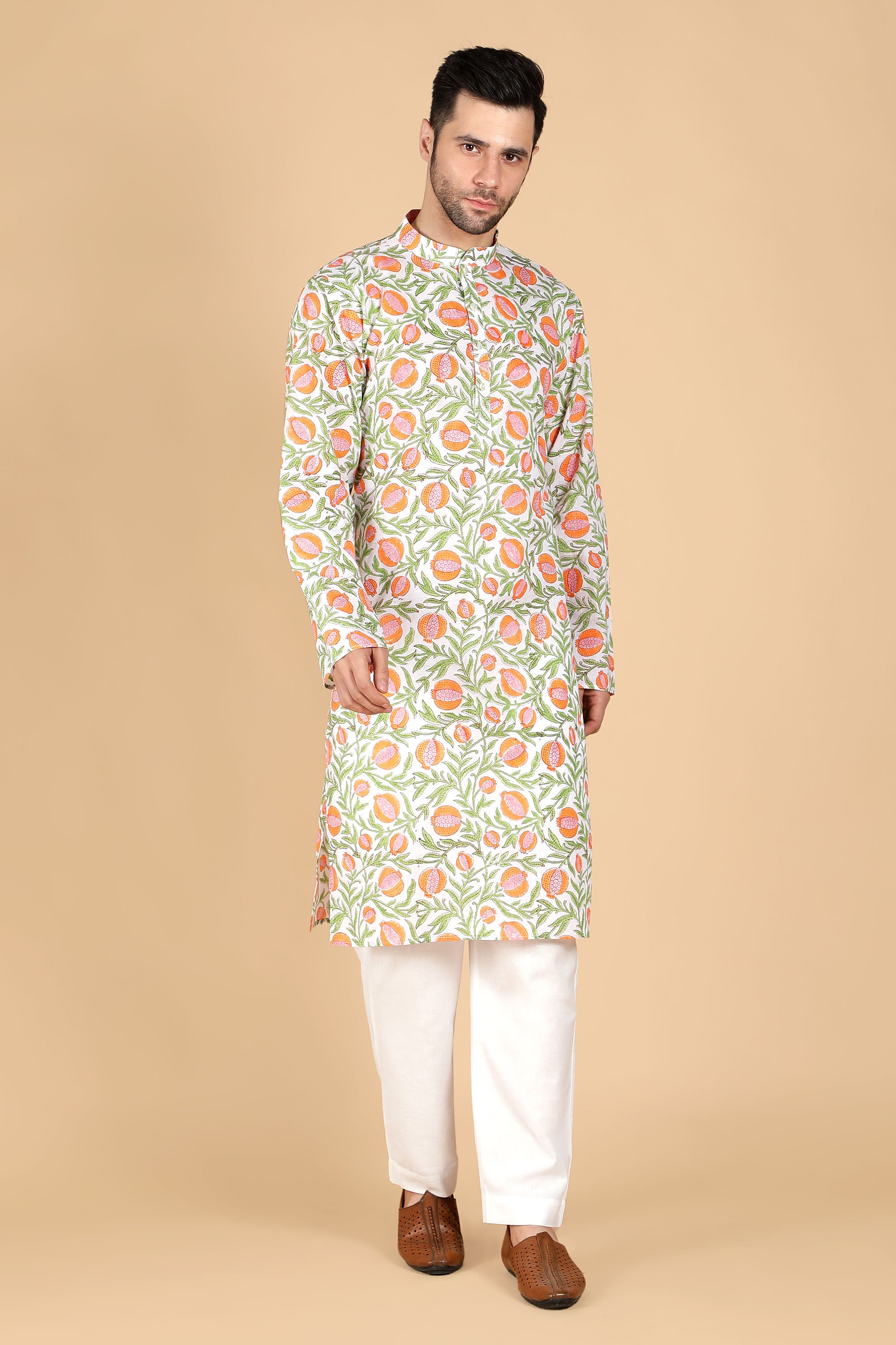 Flora Cotton Kurta