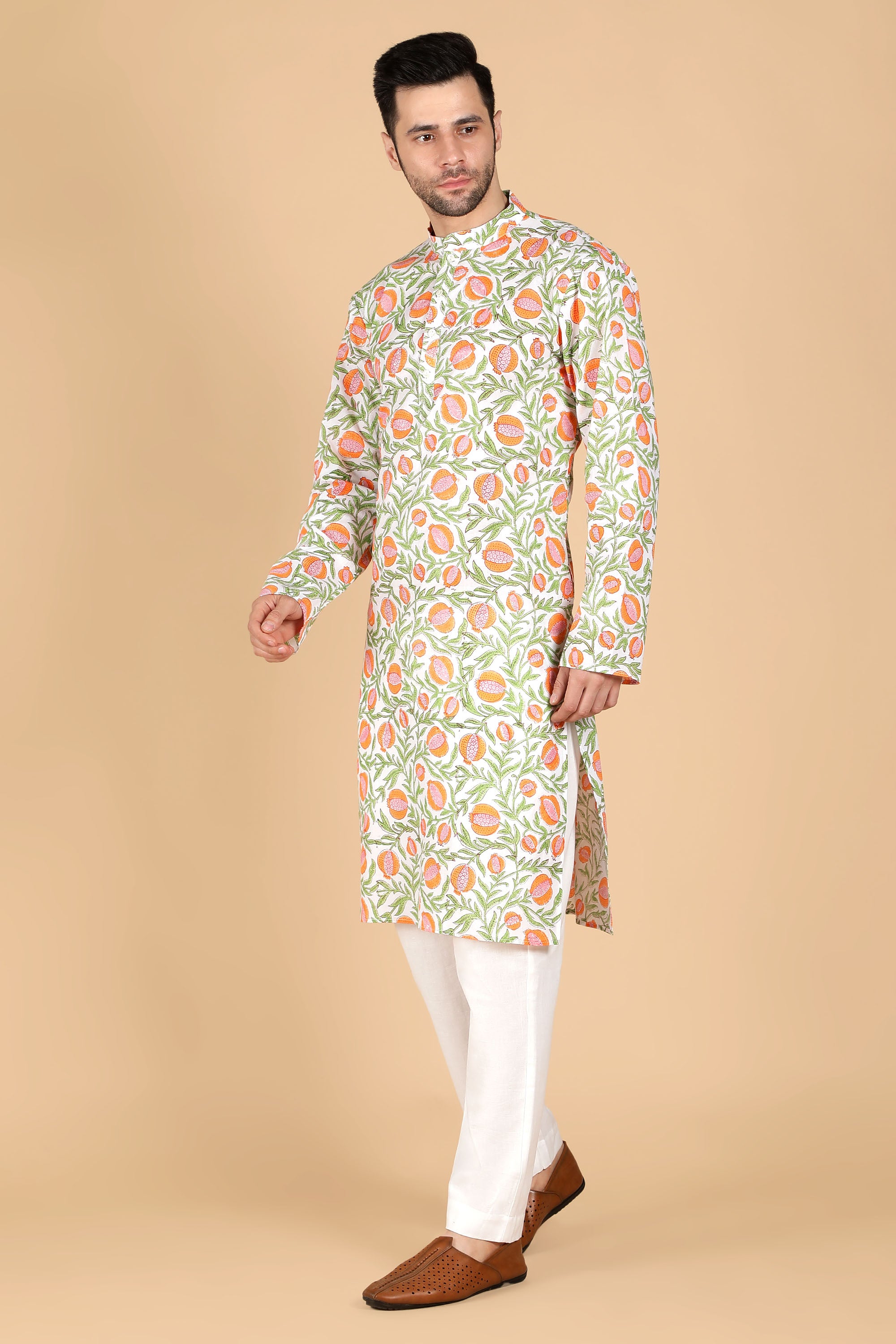 Flora Cotton Kurta