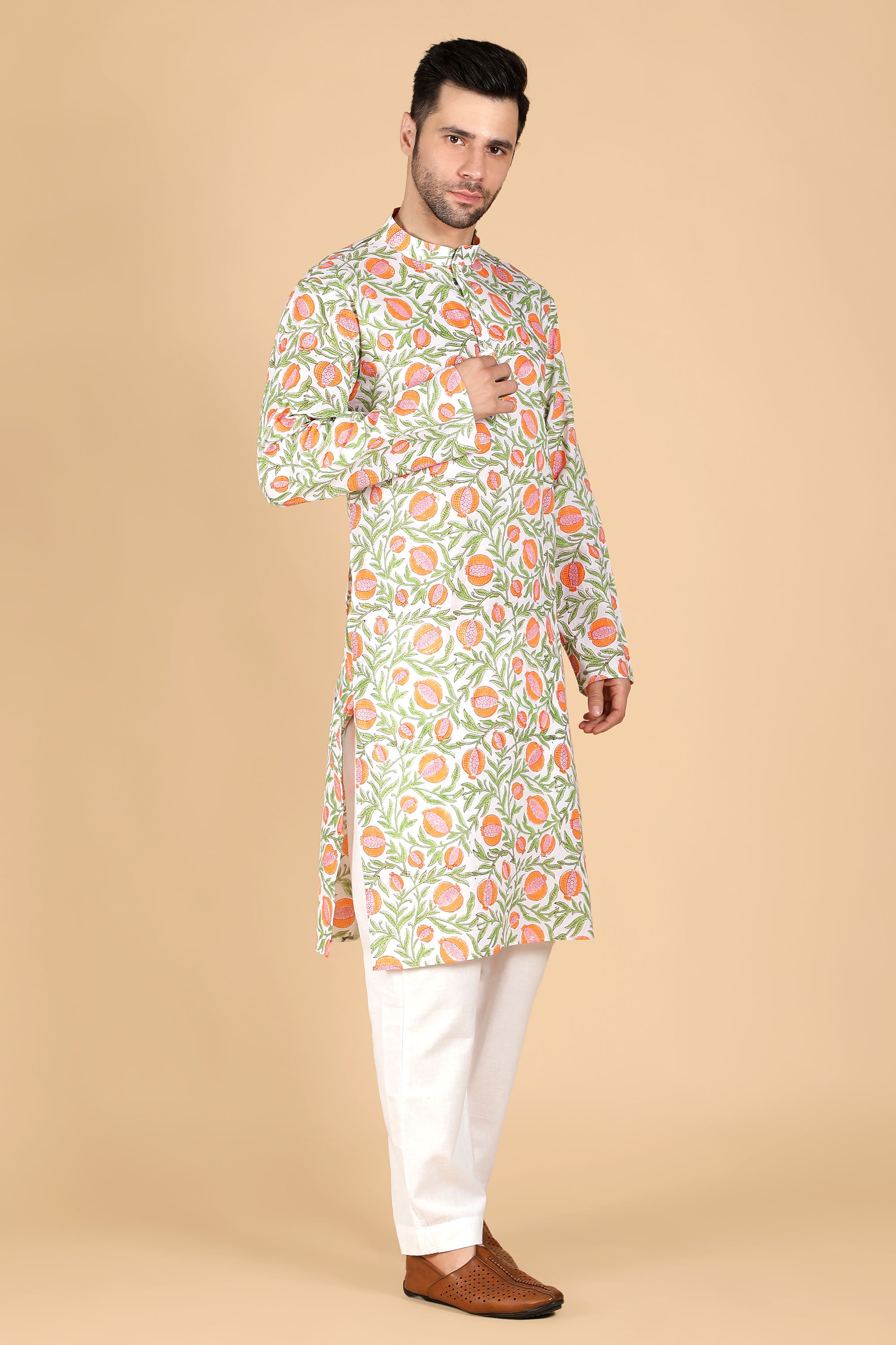 Flora Cotton Kurta