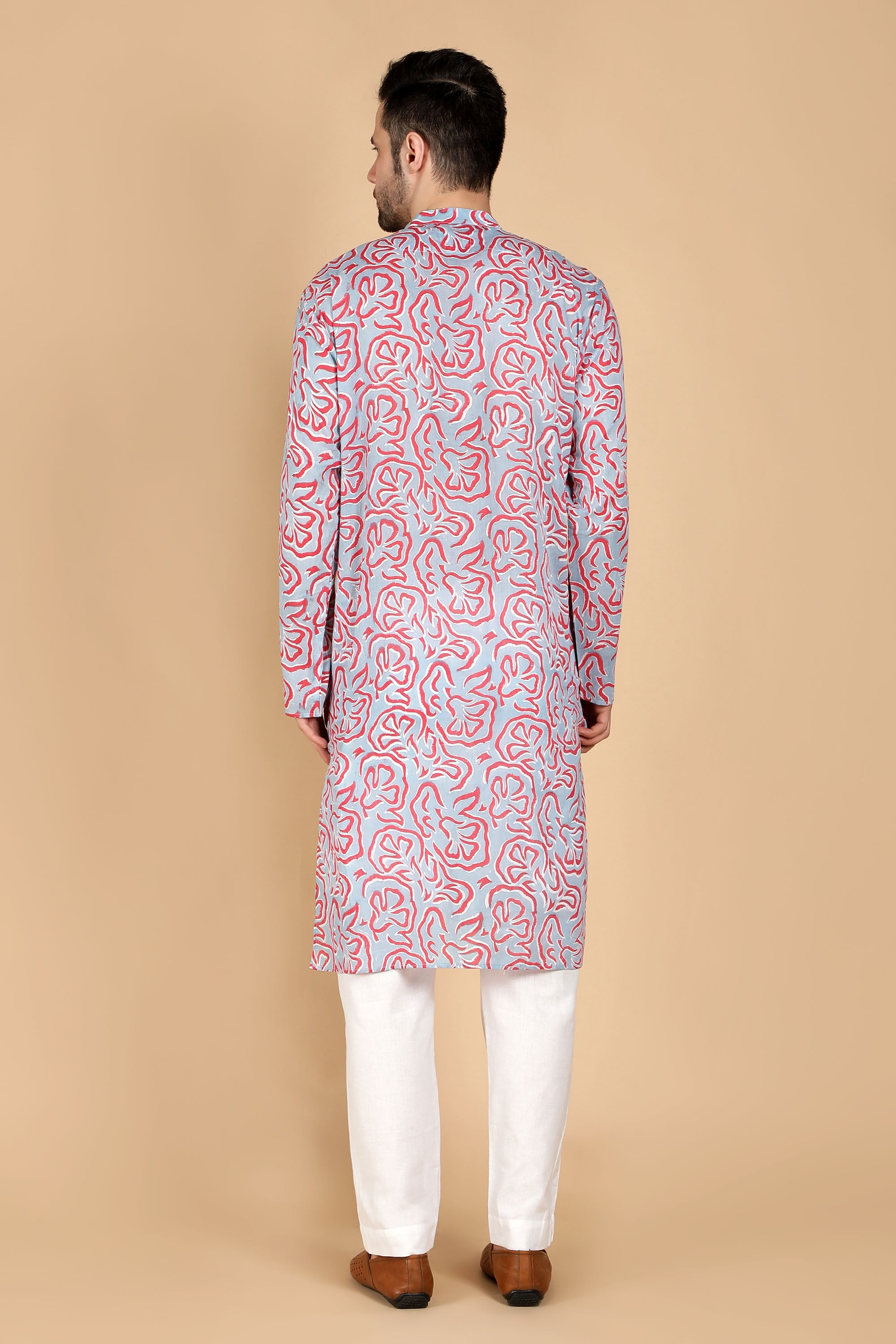 Abstract Cotton Kurta