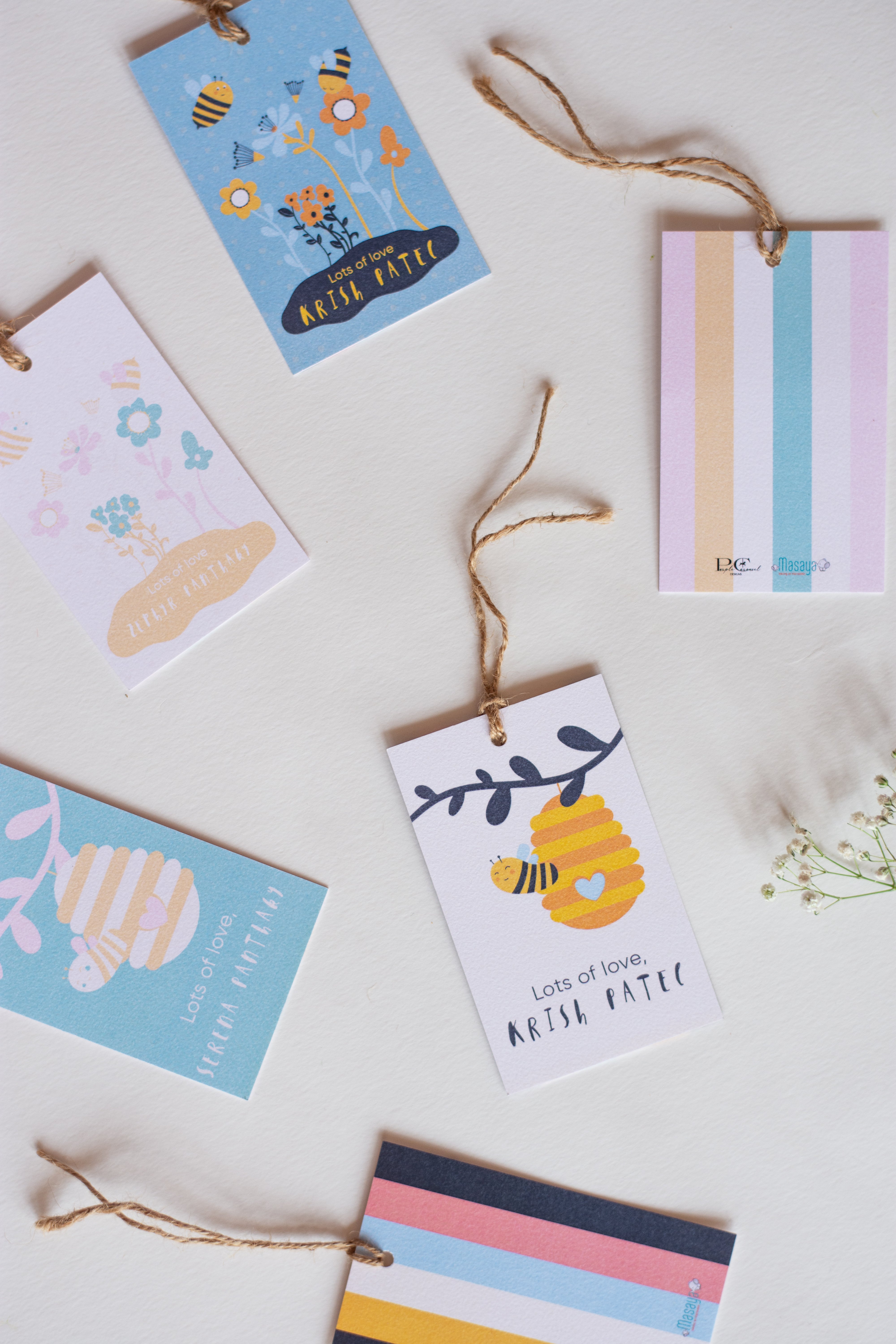 Gift Tags - Bee Yourself | Bright