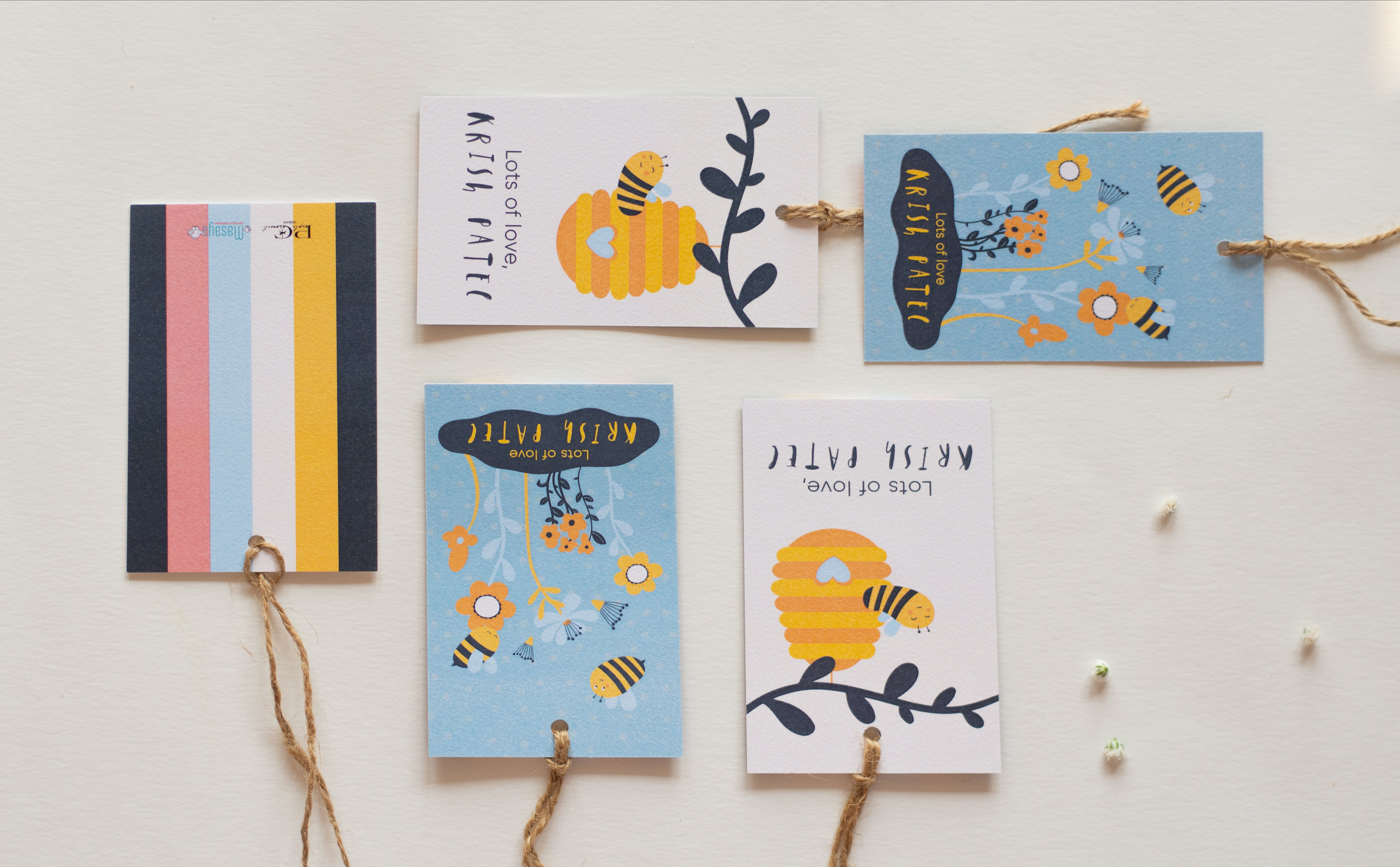 Gift Tags - Bee Yourself | Bright