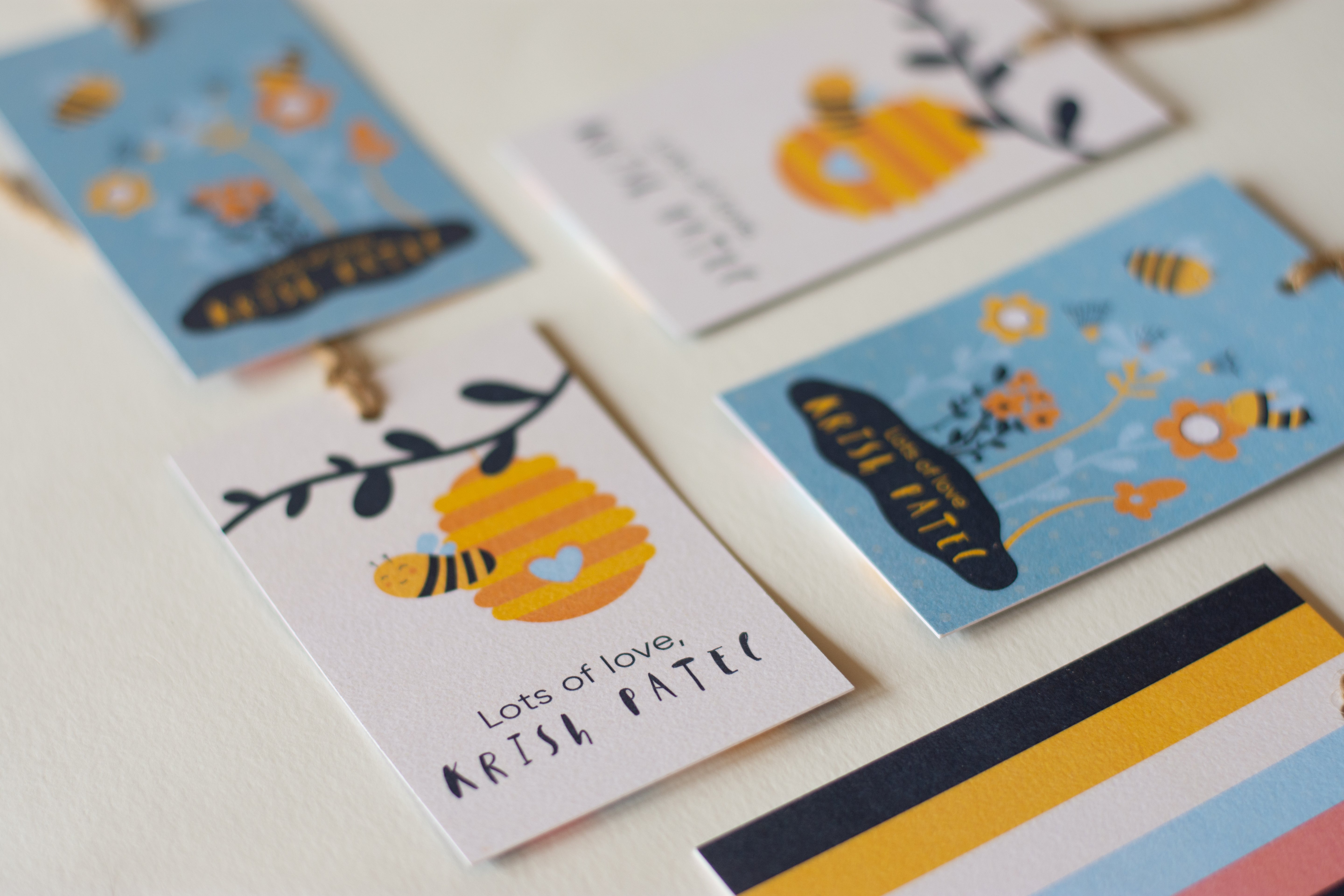 Gift Tags - Bee Yourself | Bright