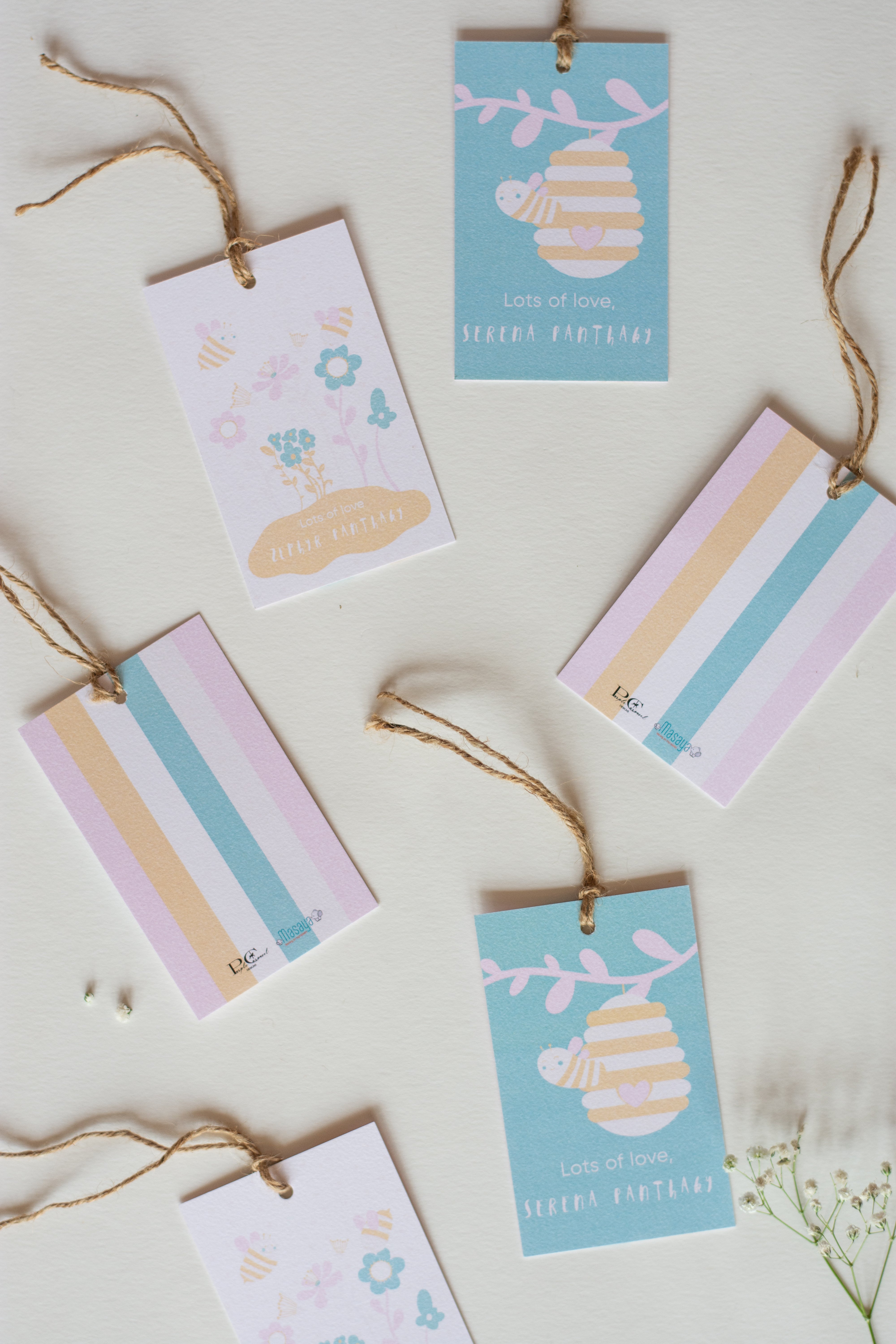 Gift Tags - Bee Yourself | Pastel