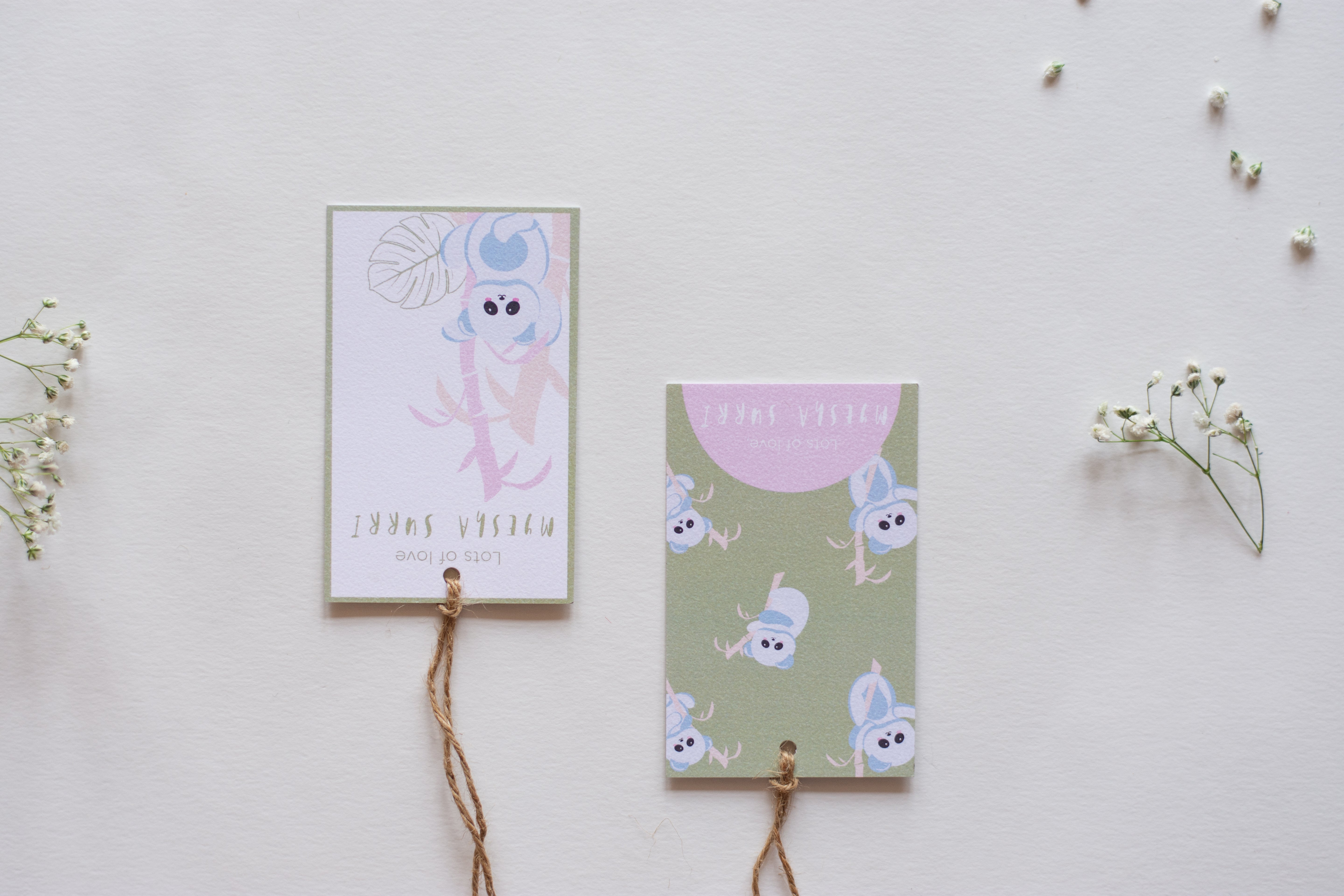 Gift Tags - K for Koala | Pastel