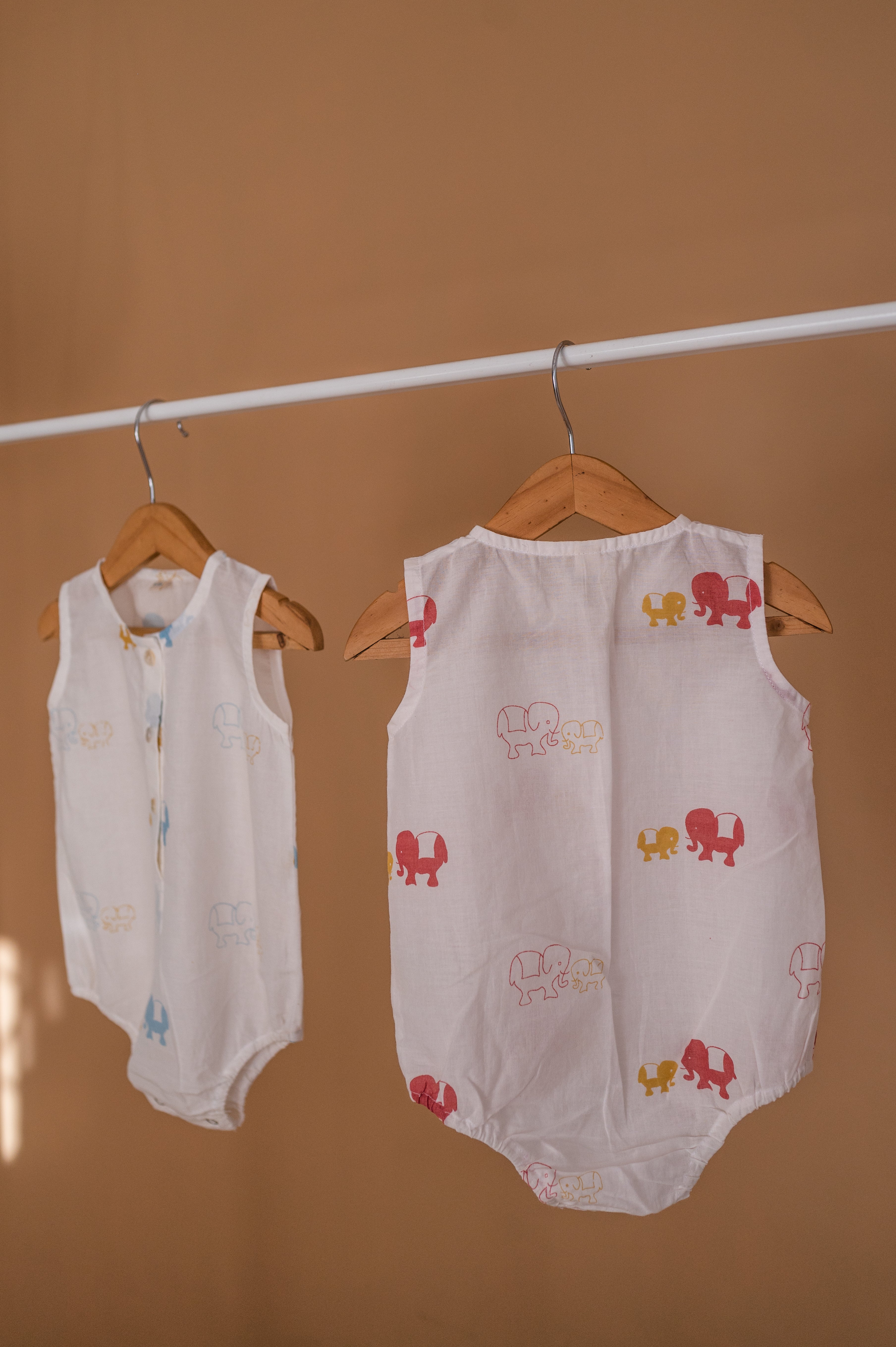 Baby Romper - Colours of the Earth - Elle Pink - Totdot