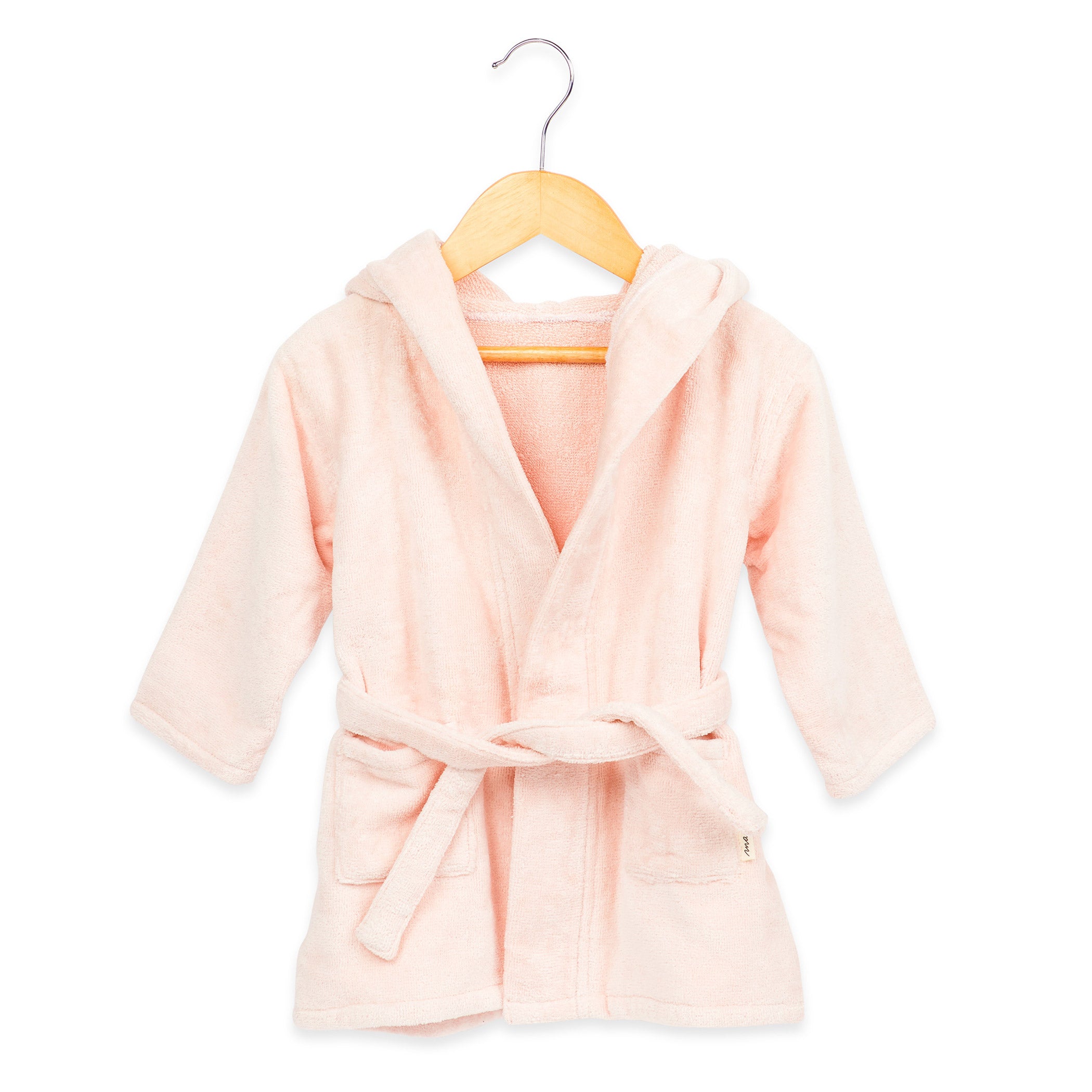 Hooded Baby Robe – Pink