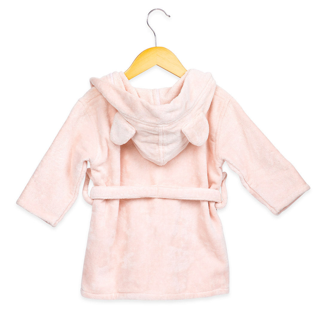Hooded Baby Robe – Pink