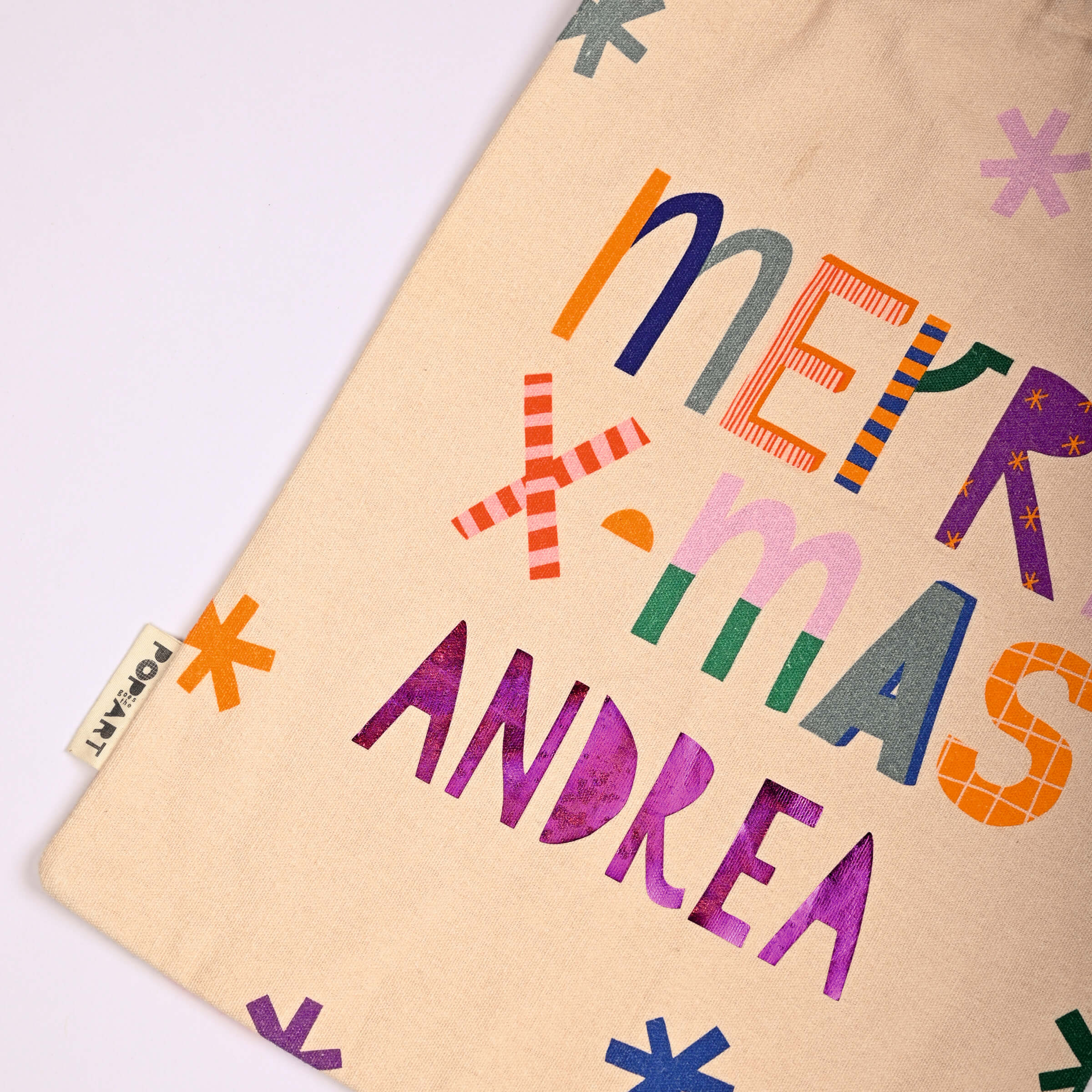 Personalised Sack - Merry Xmas