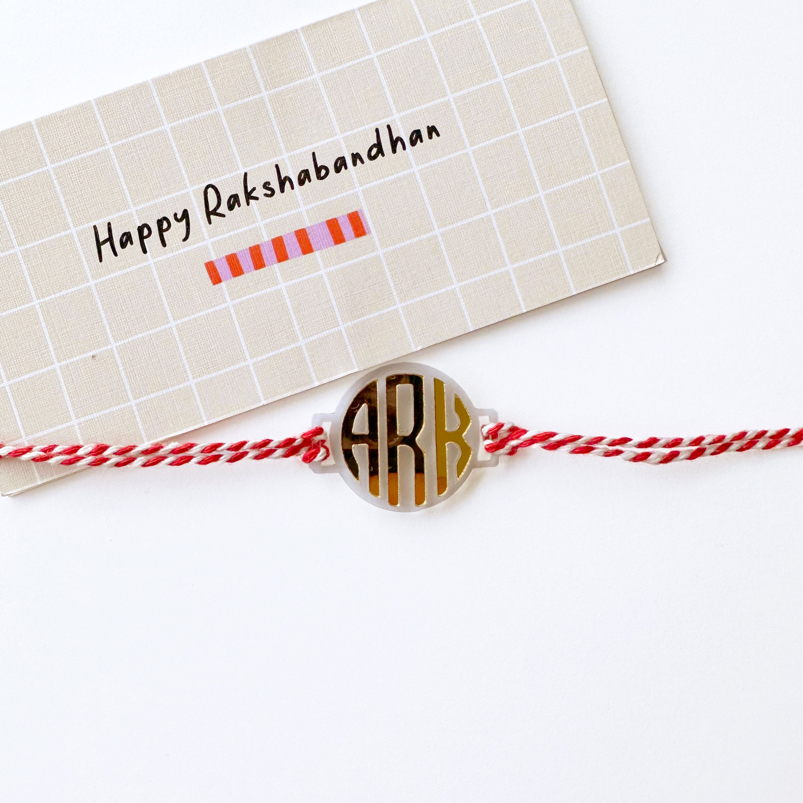 Personalised monogram rakhi for kids – Totdot