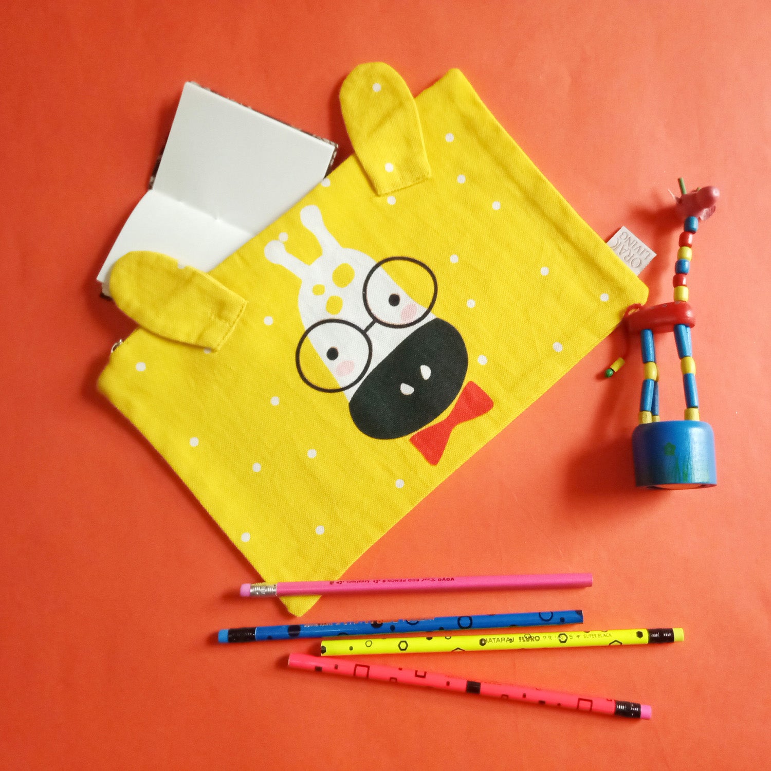 Moody Giraffe & Ella The Elephant  Pouch Combo