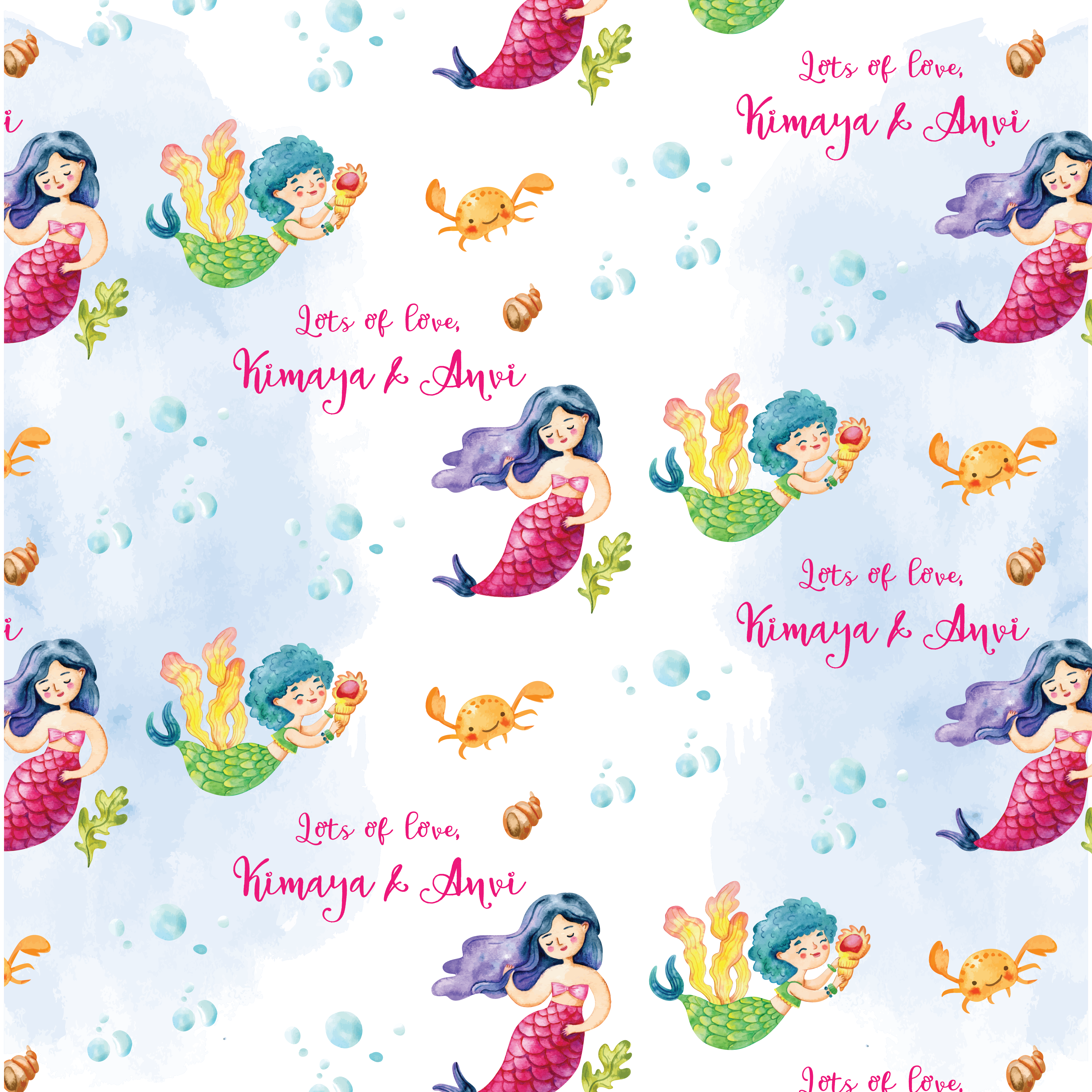 Gift Wrapping Paper -Mystical Mermaids