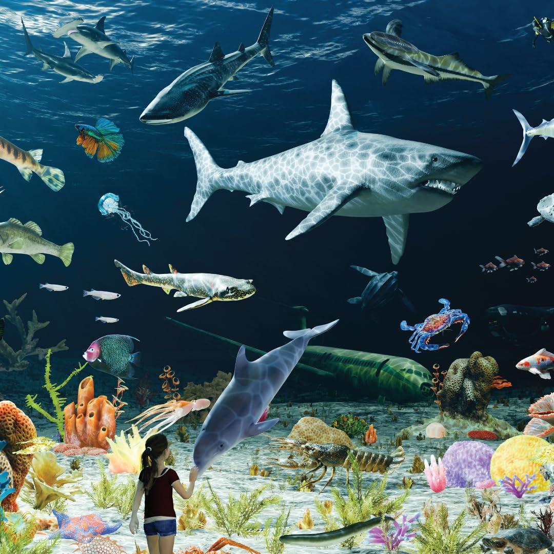 Aquatic Life Jigsaw Puzzle (108 Jumbo Pieces)