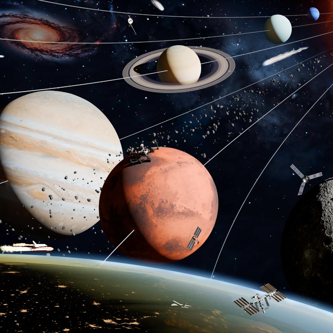 Solar System Jigsaw Puzzle (108 Jumbo Pieces)