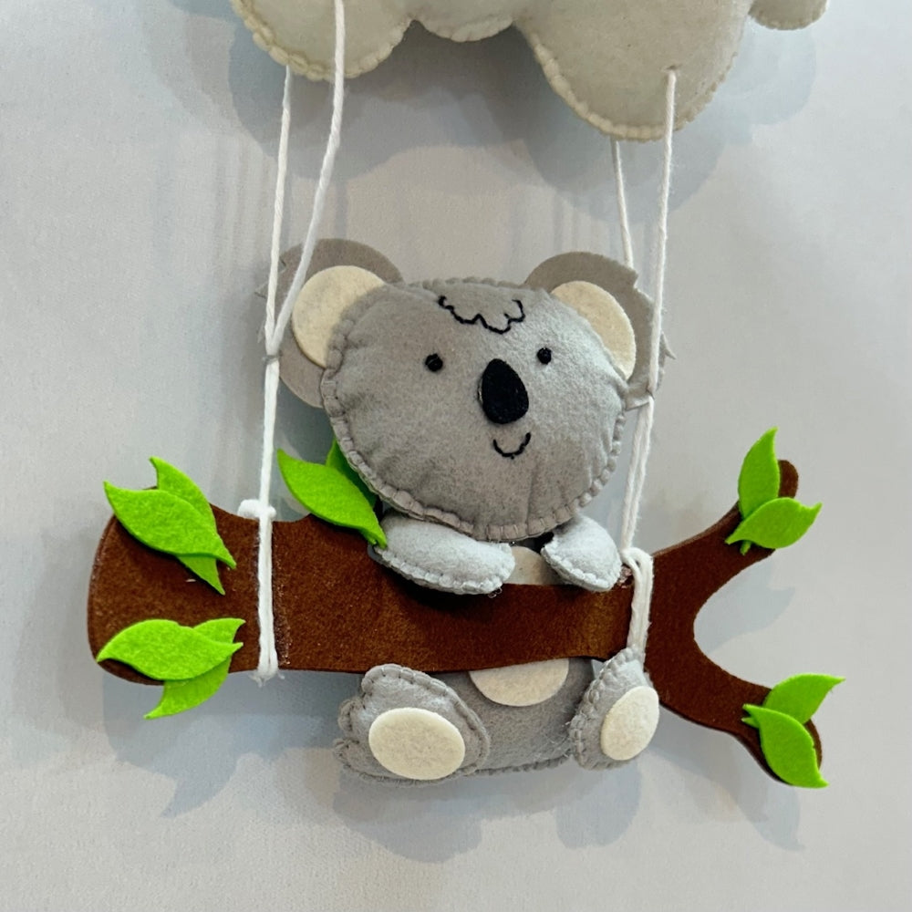 Koala's Cling Name Hanging