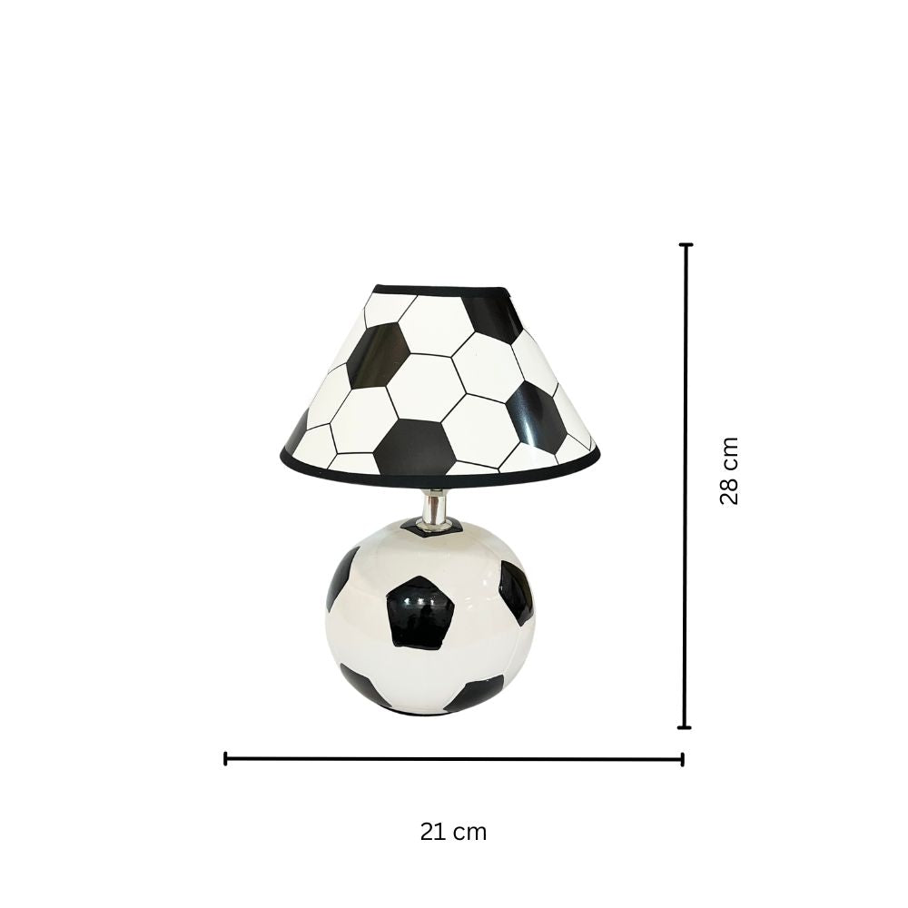 Football Fun (Black & White) - Night Lamp