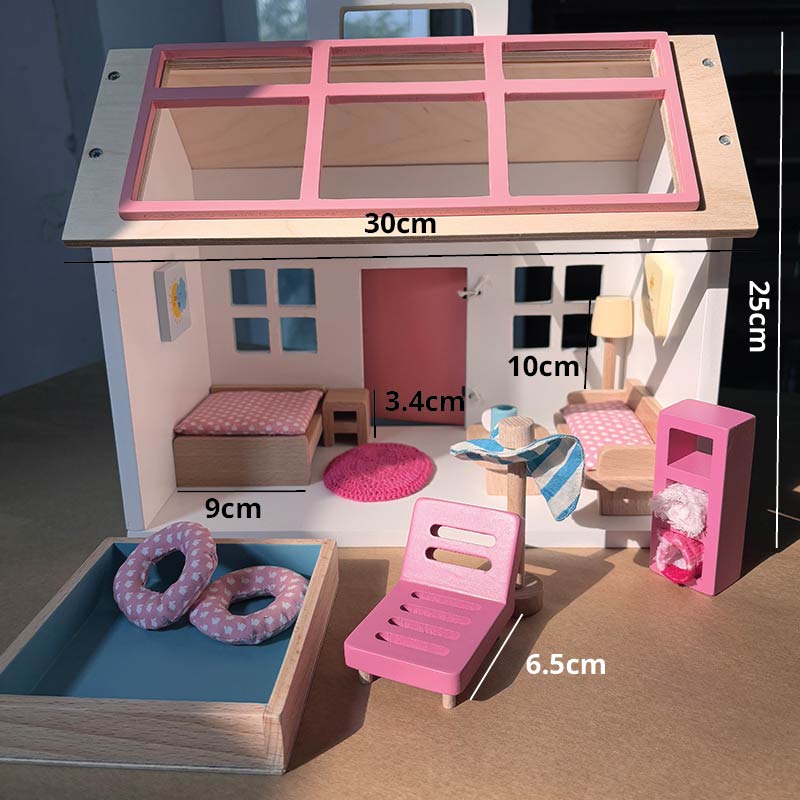 Pop’s Pool Side Villa - Mini doll house