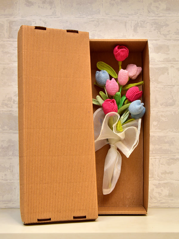 Handcrafted Elegance : Tulip Bouquet For Timeless Beauty