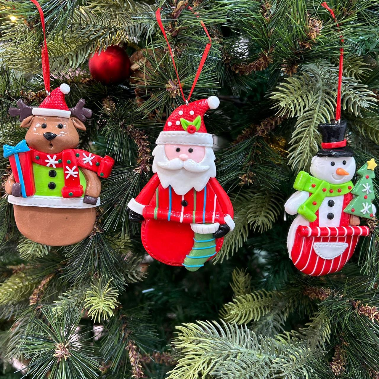 Jolly Friends Forever Ornaments - Set of 3