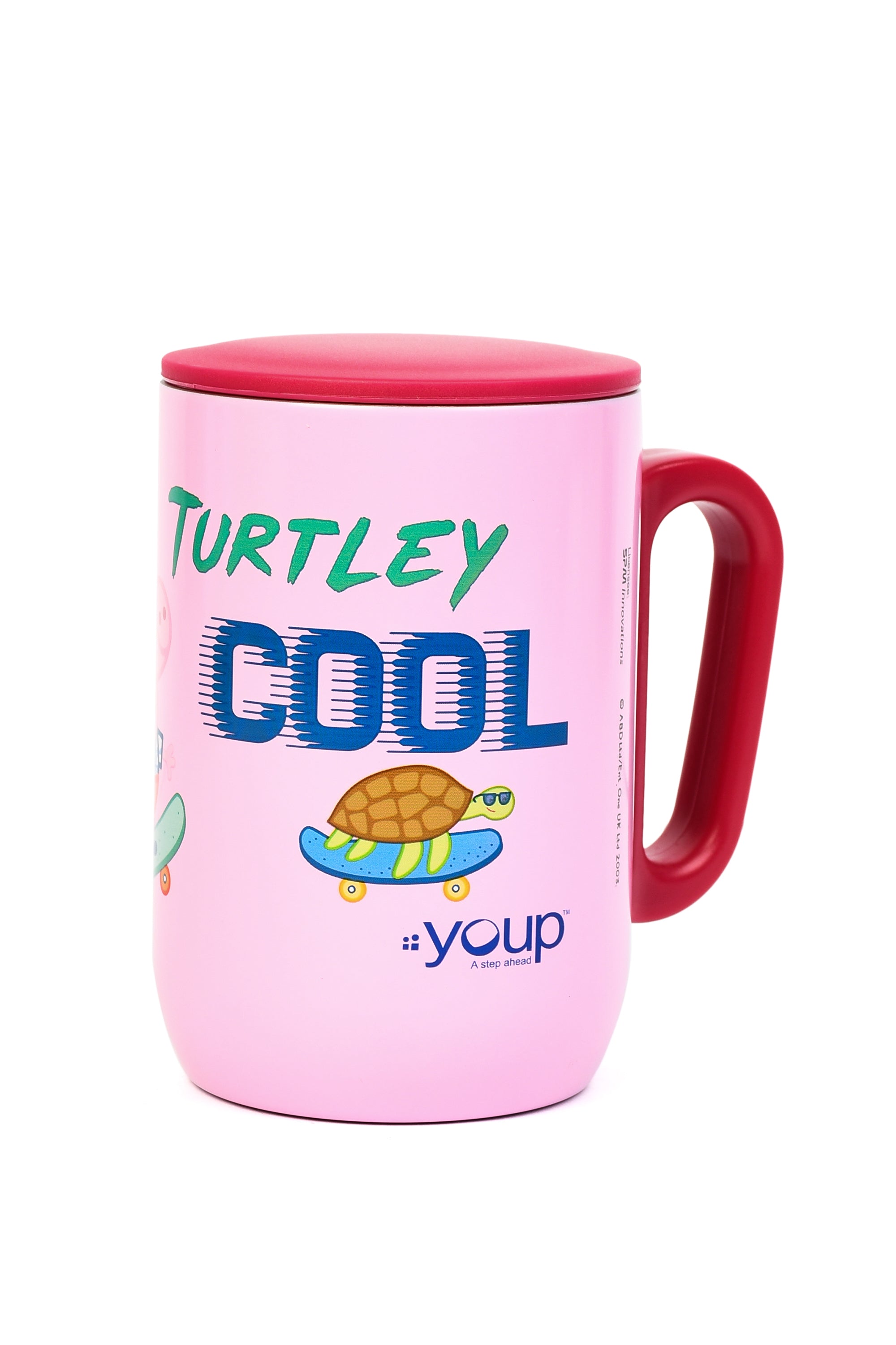 Stainless Steel Peppa Pig Kids Insulated Mug With Cap - 320 Ml