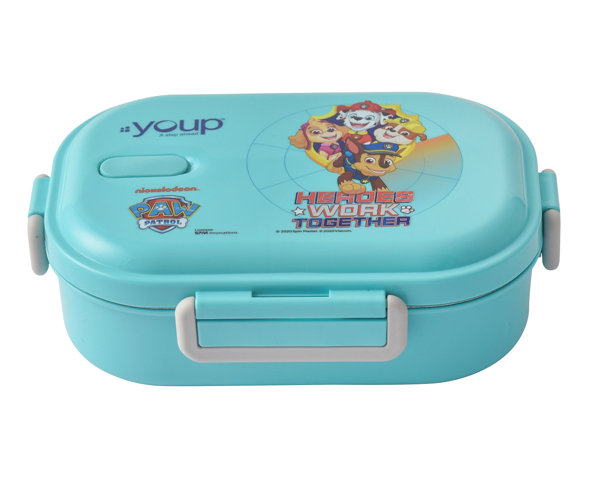 Stainless Steel Insulated Lunch Box With Spoon Paw Patrol Print Crunch 700 Ml
