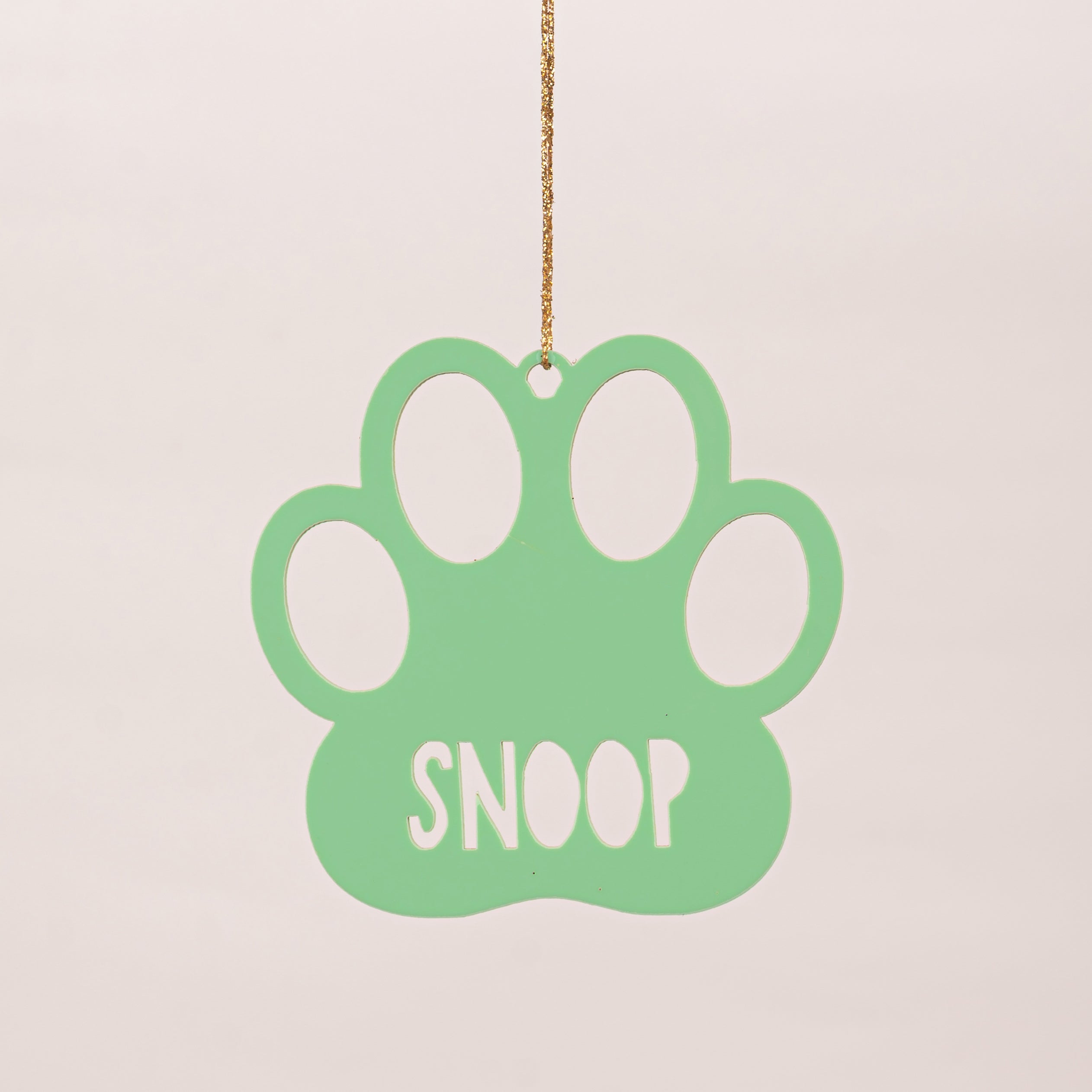 Xmas Shape Ornament - Paw