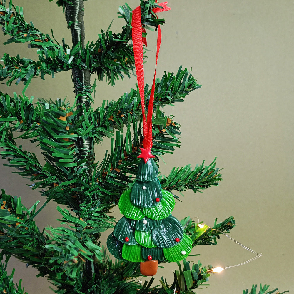 Penguin & Christmas Tree - Christmas Ornaments