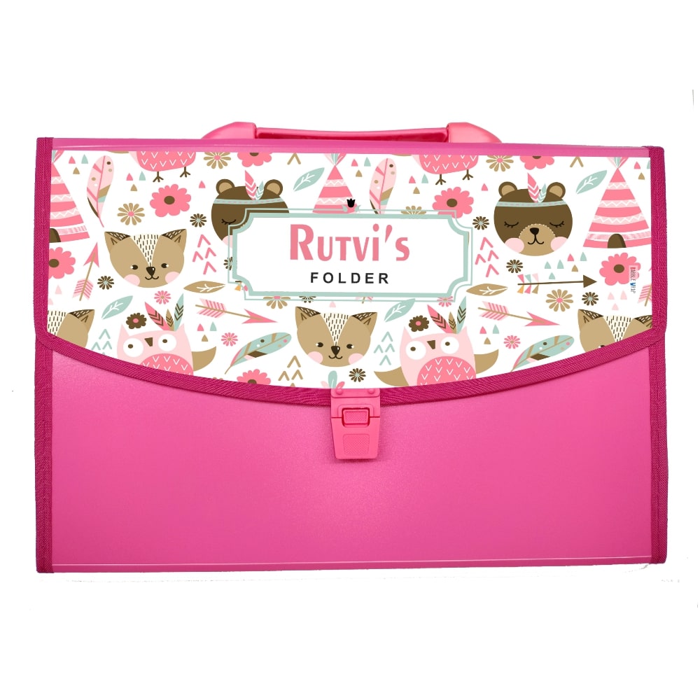 Pink Folder - Tribal