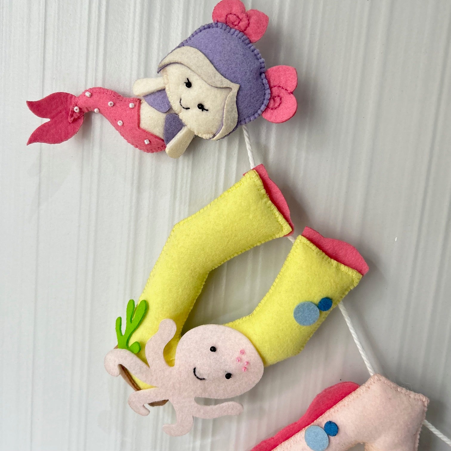 Pink Mermaid Name Bunting/Garland