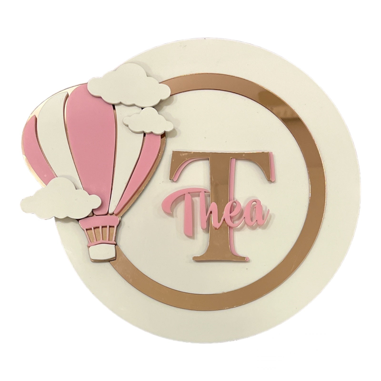 Hot Air Balloon - Name Plaque 2.0