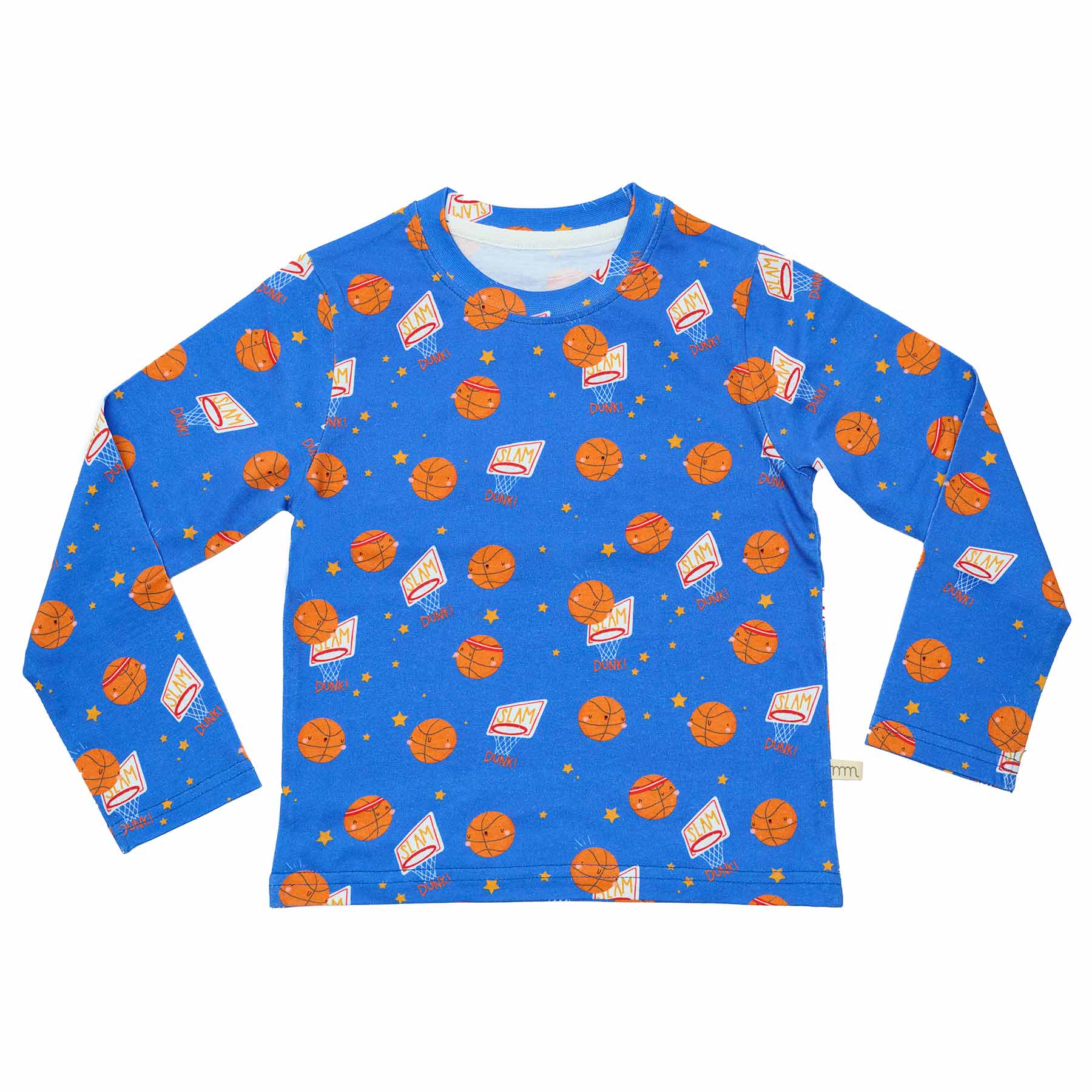 Slam Dunk Basketball Long Sleeve Tee - Totdot