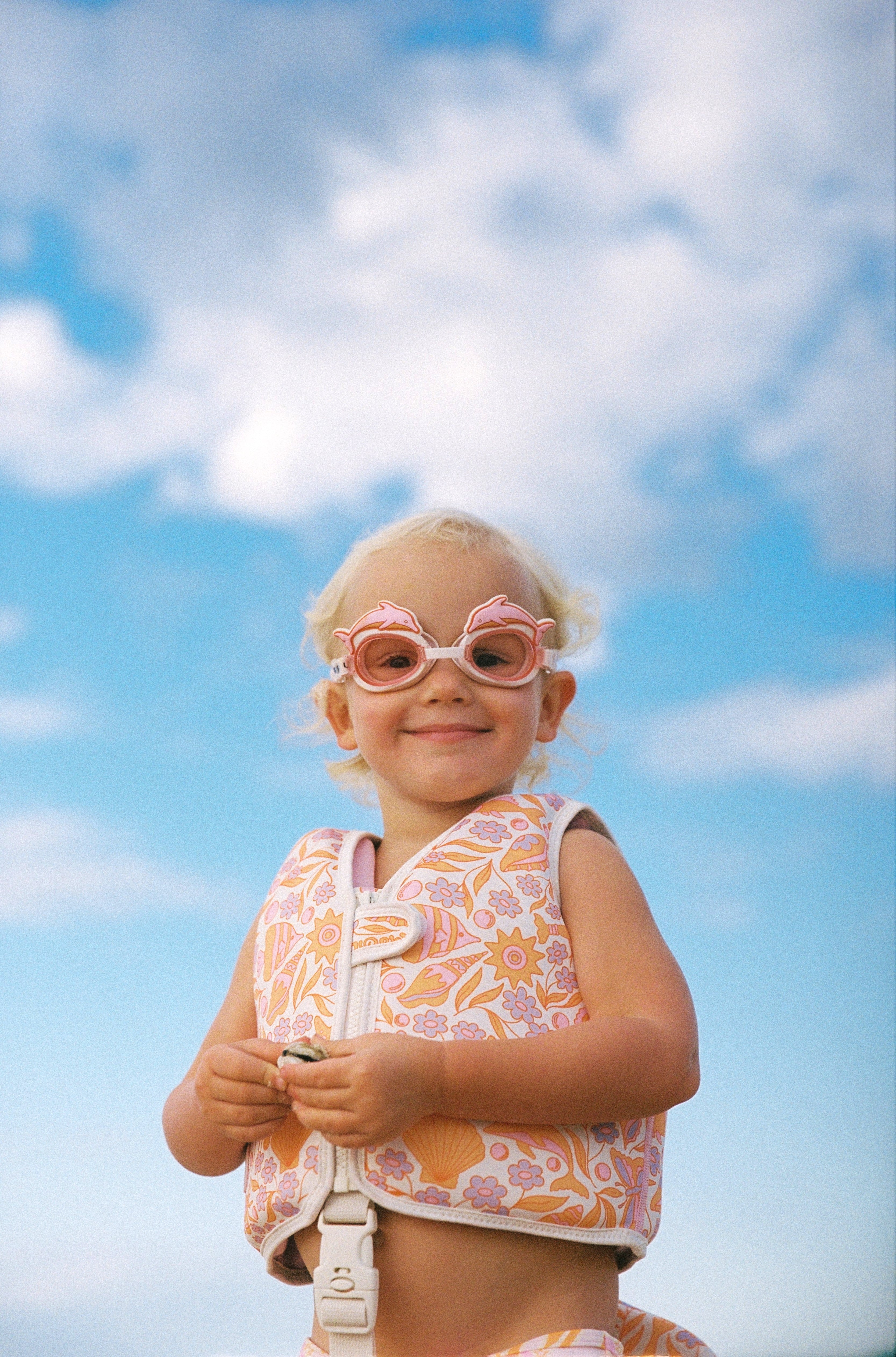 Kids Swim Goggles Ocean Magic Pink