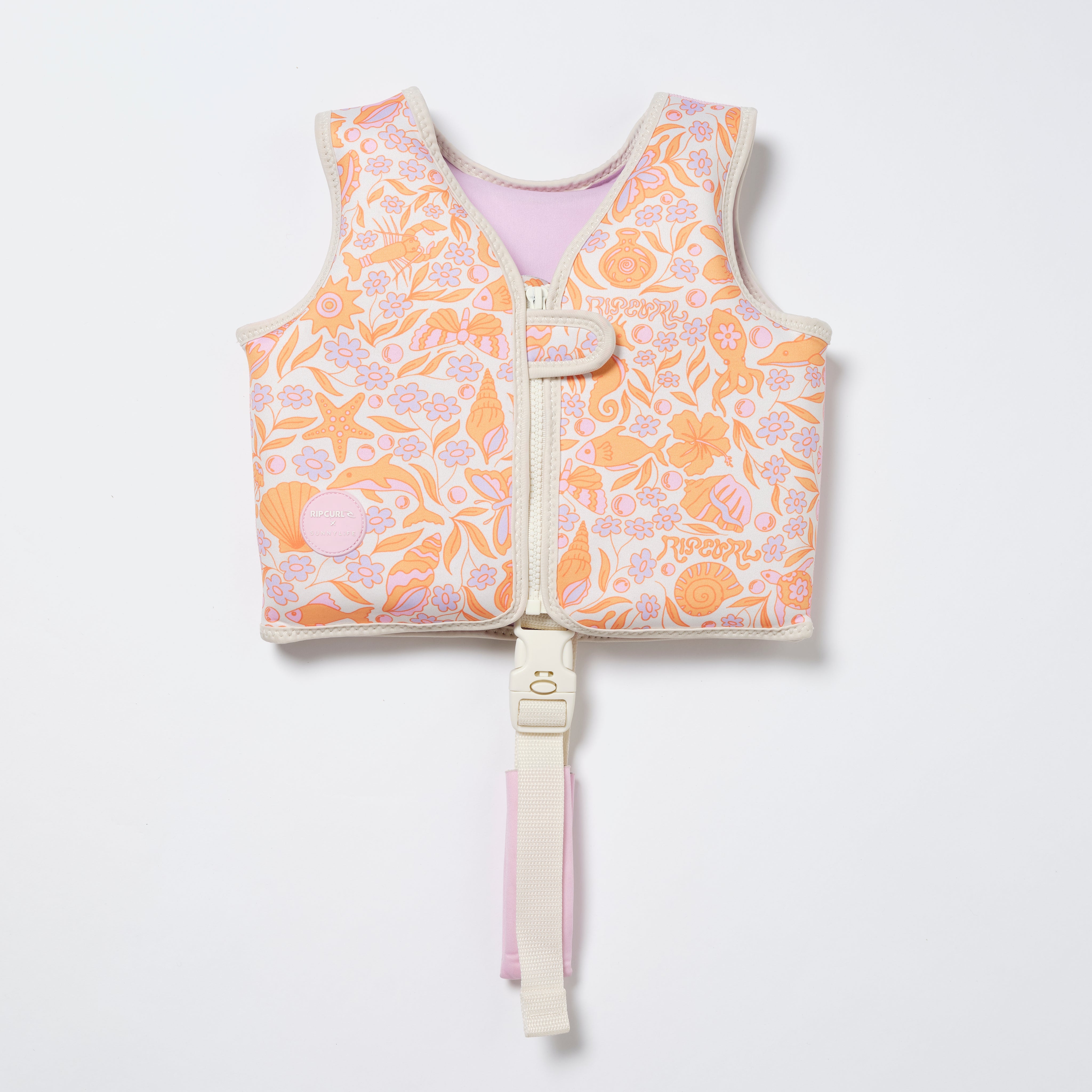 Kids Swim Vest Ocean Magic Pink