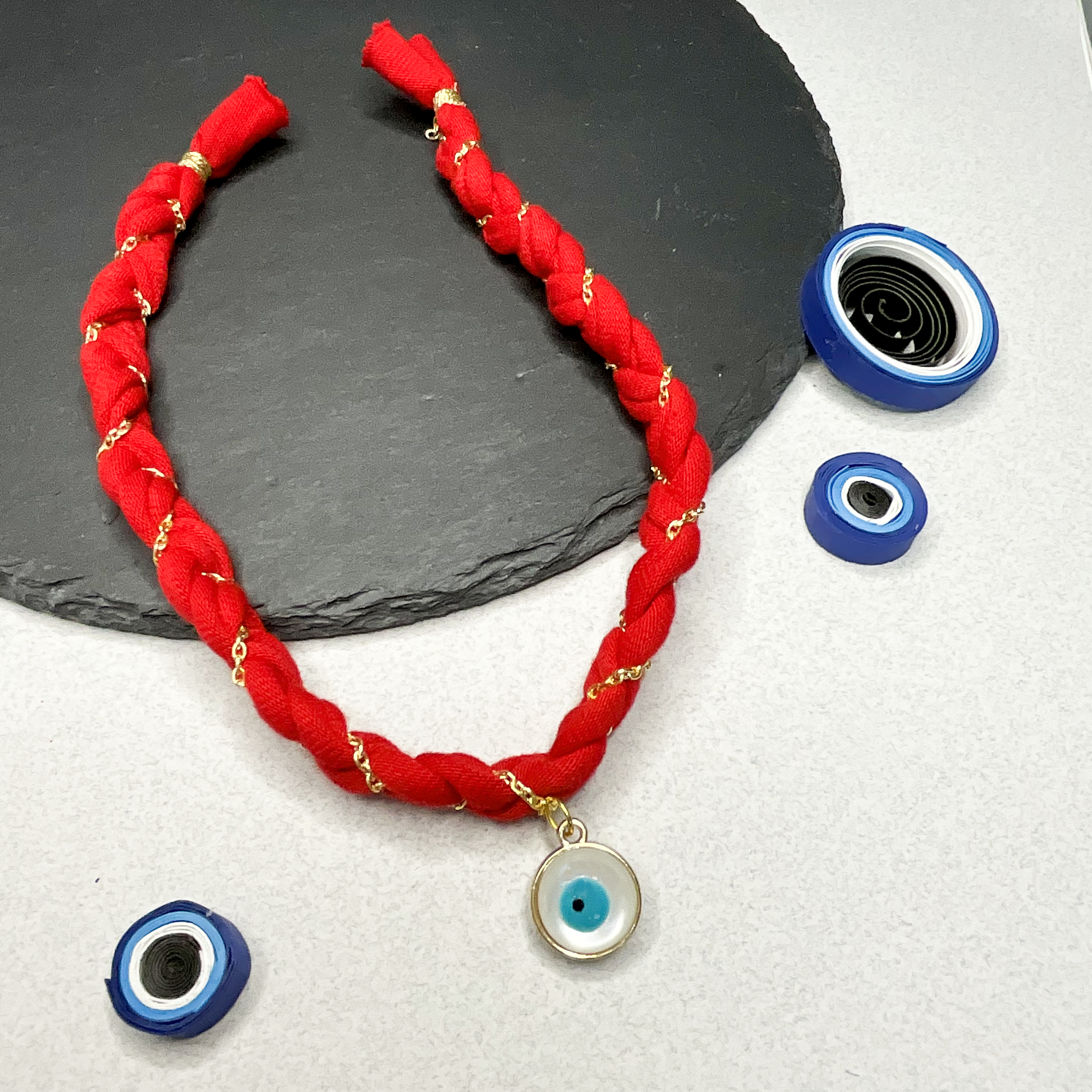 Red Braided Evil Eye - Rakhi