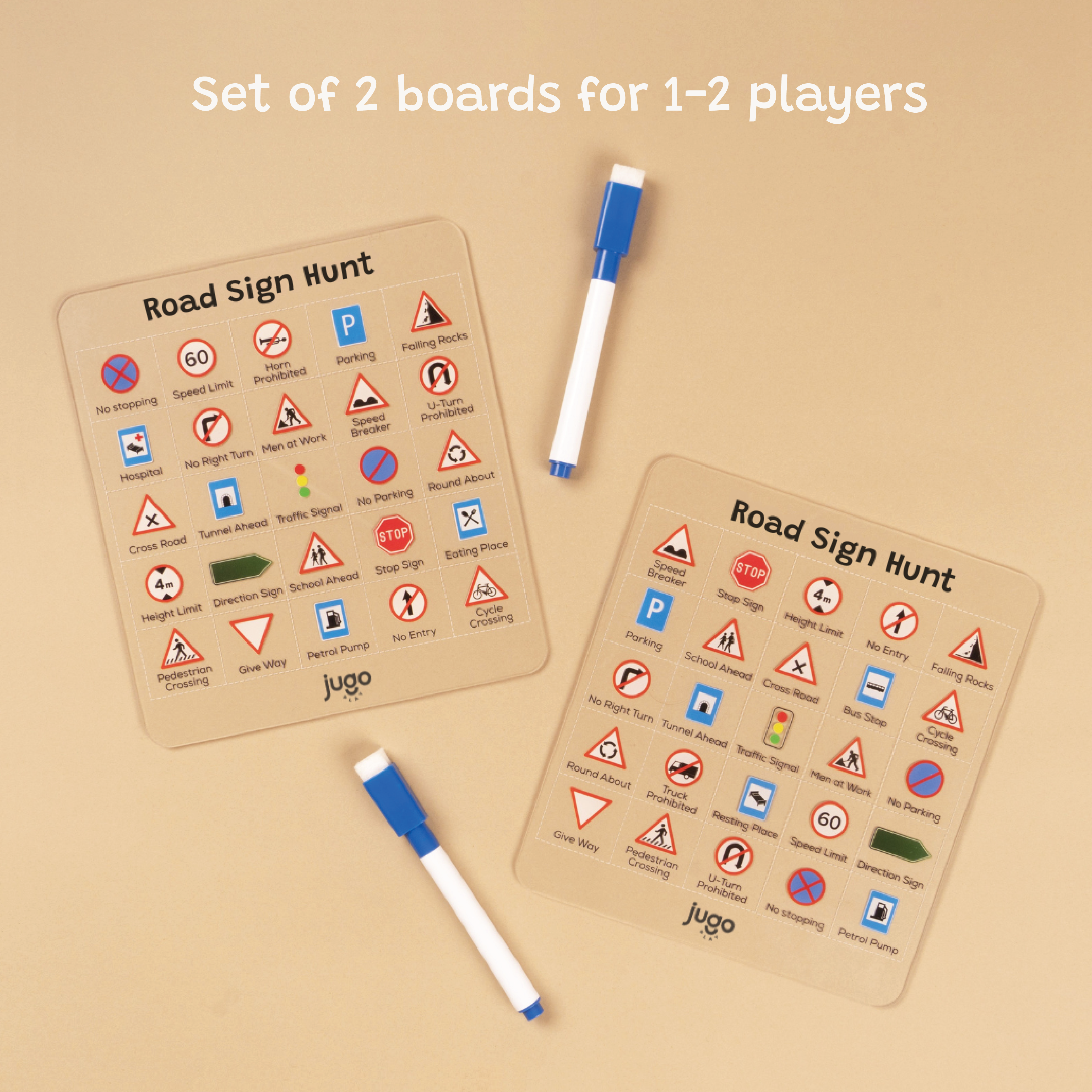 Road Sign Hunt Road Trip Games