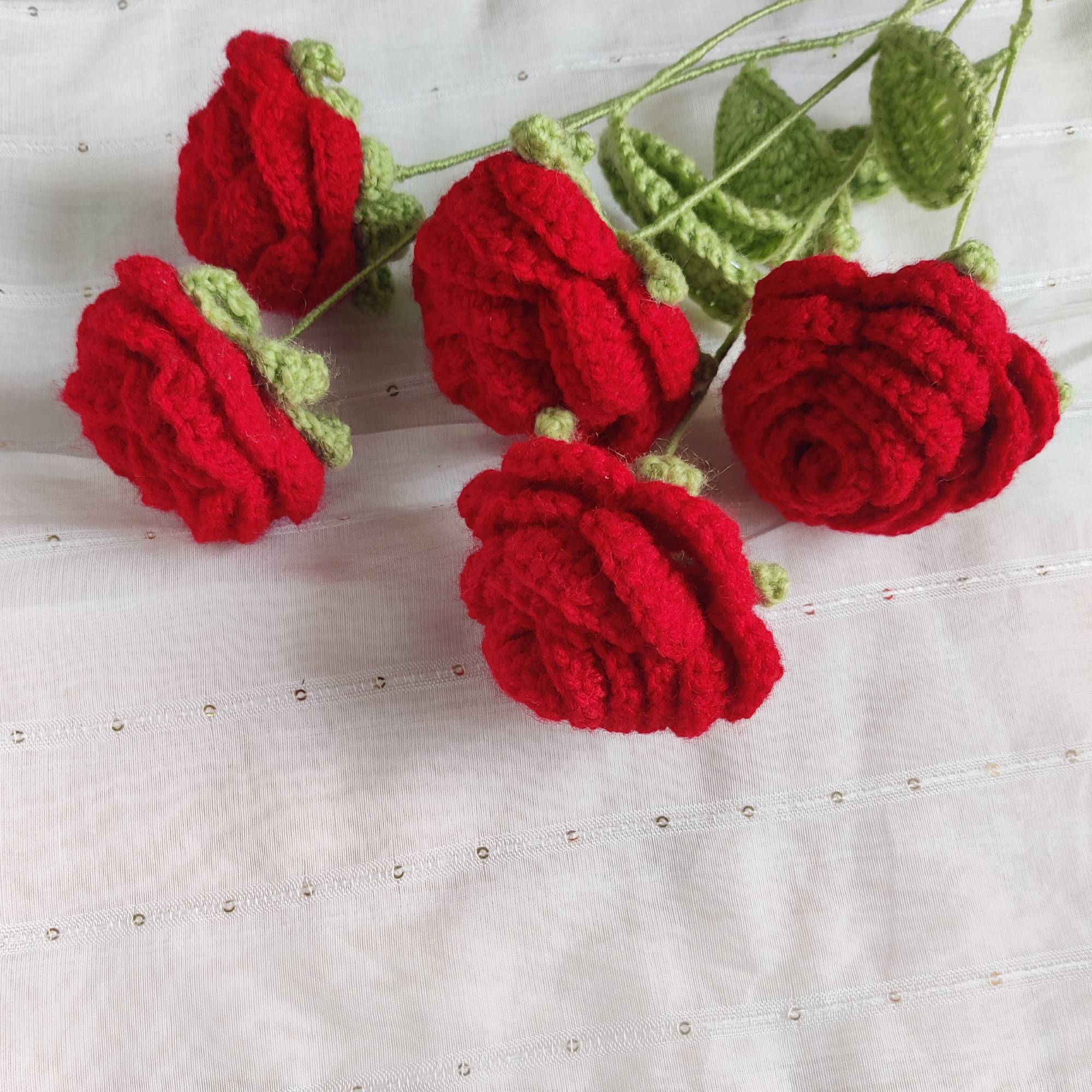 Rose Crochet Flower