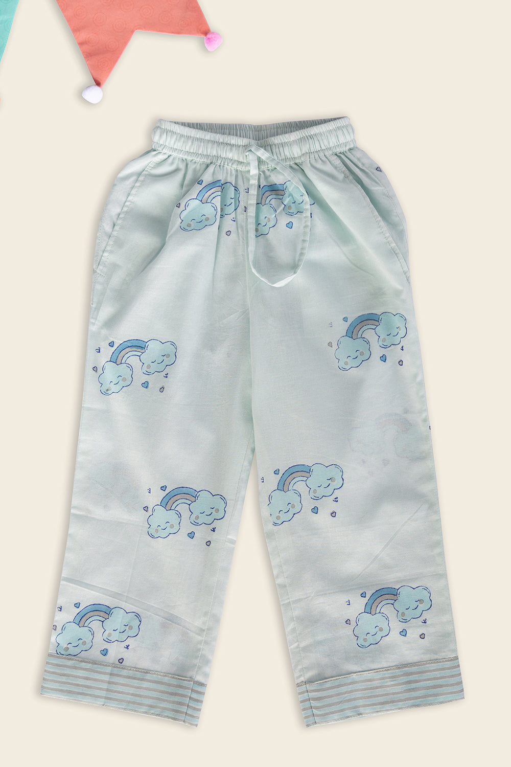 Blue Clouds Kids Night Suit - Totdot