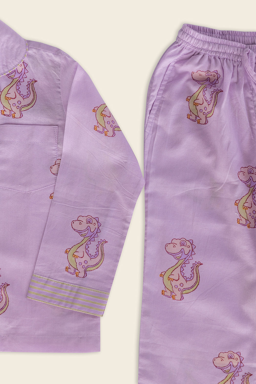 Barney The Dinosaur Kids Night Suit - Totdot