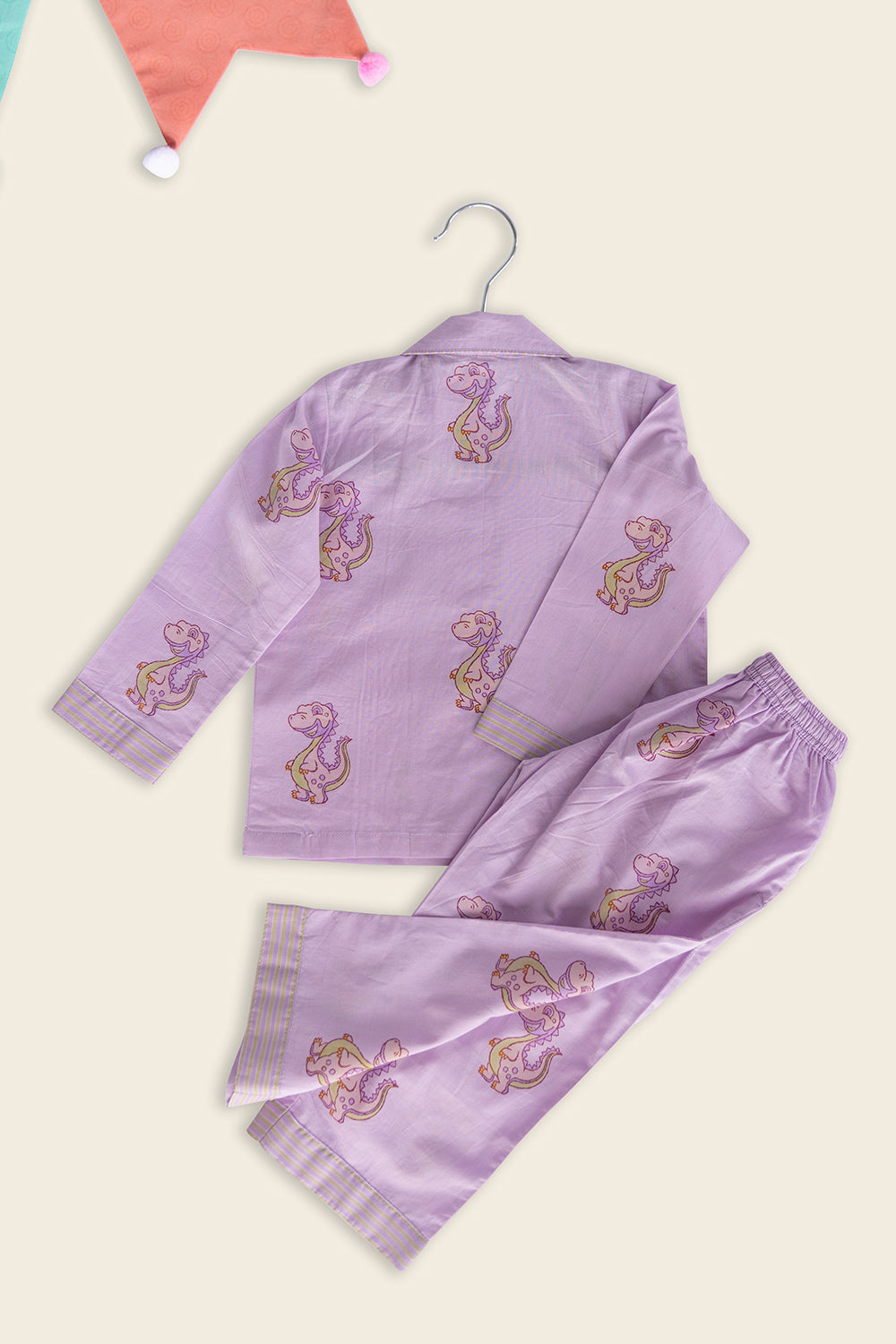 Barney The Dinosaur Kids Night Suit - Totdot