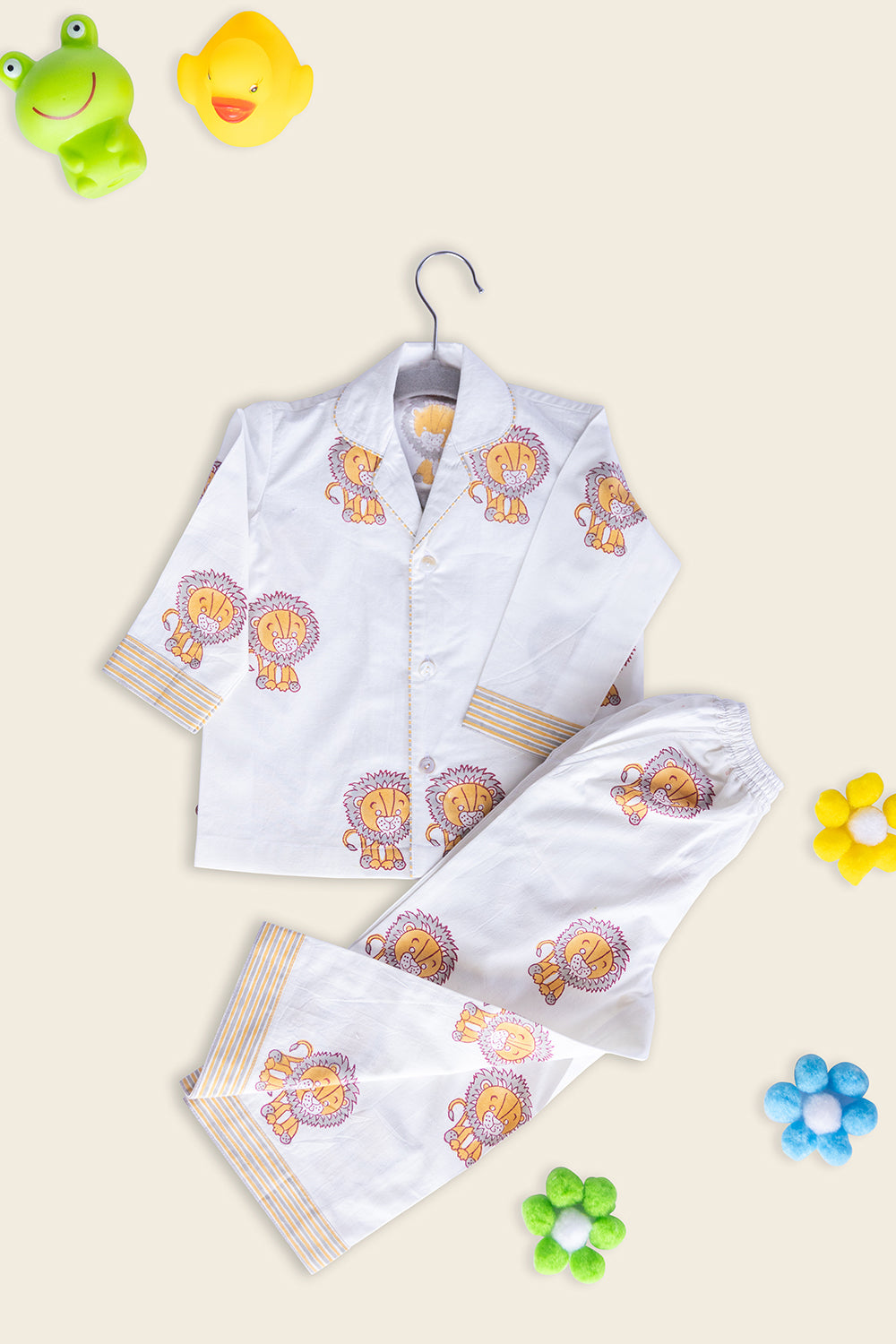 Little Lion Paws Kids Night Suit - Totdot