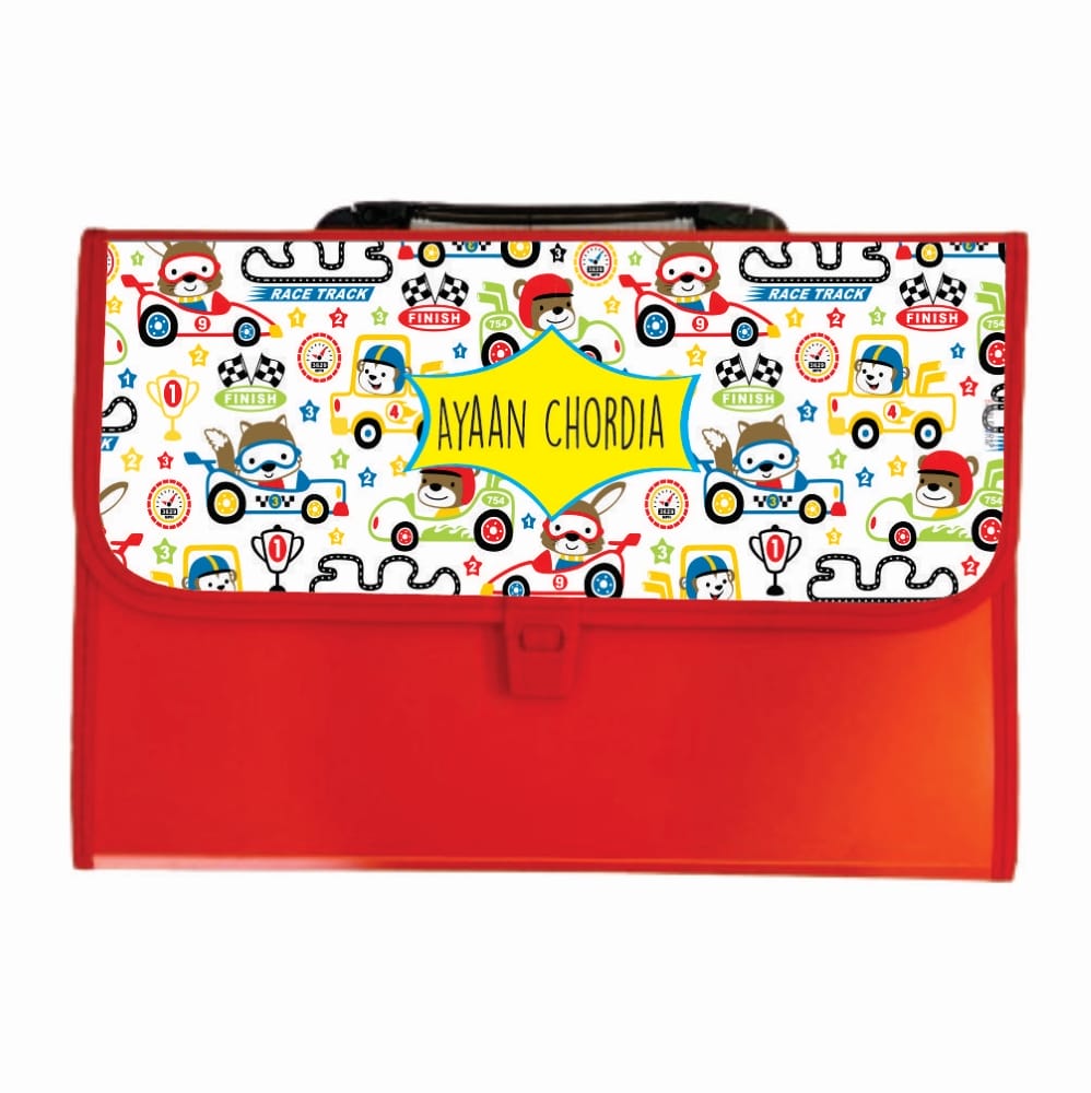 Red Folder - Cartoon Race Track