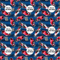 Personalised Gift Wrapping  Paper -Red Racer