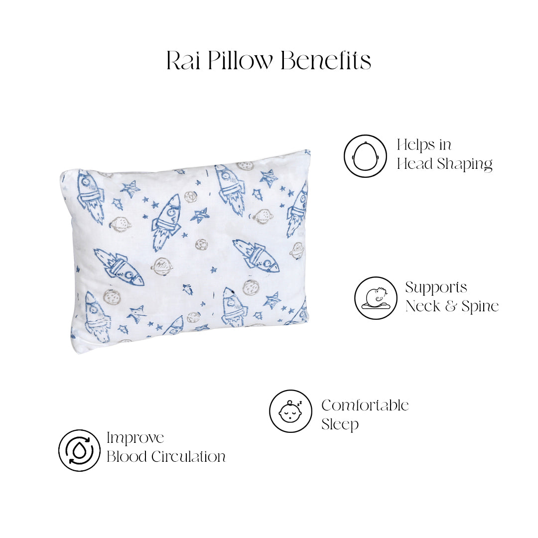 Rocket Star Rai Pillow