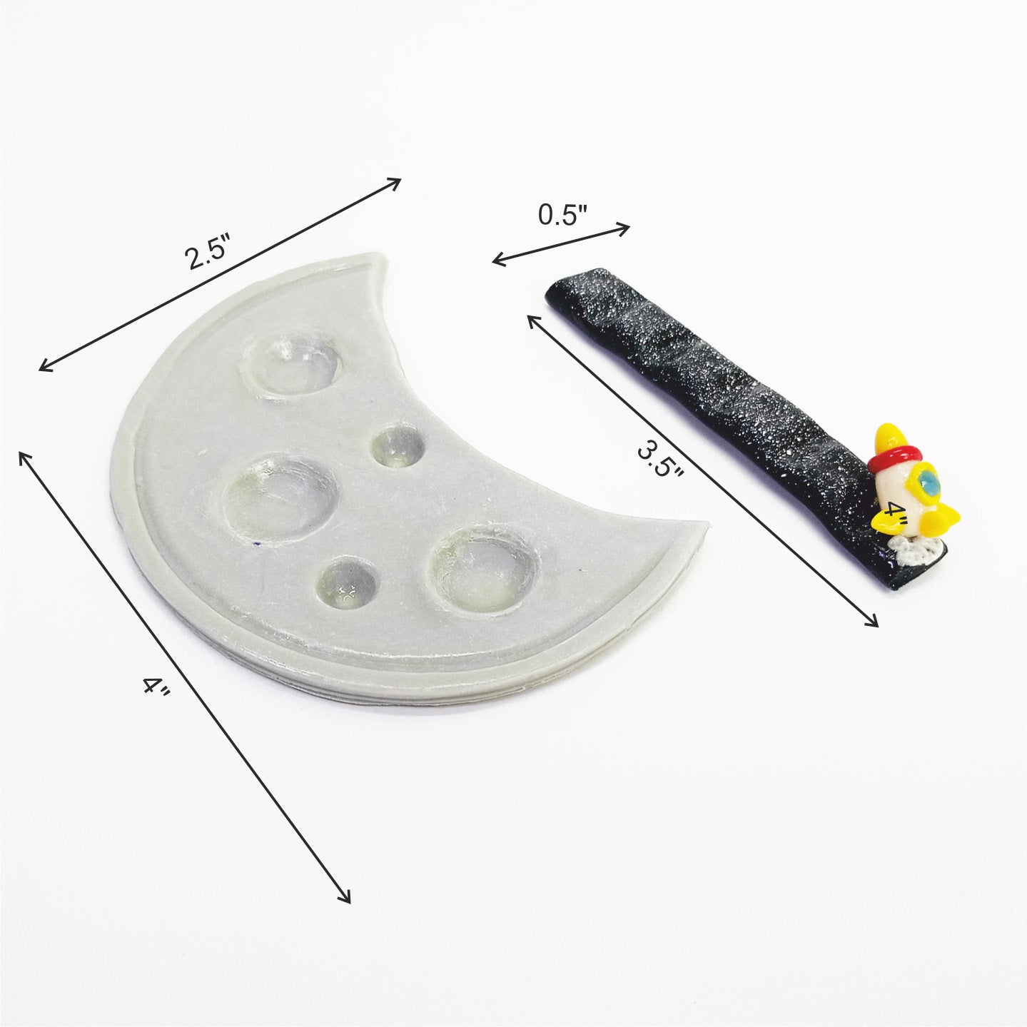 Rocky Moon - Water color palette tray & Brush Rest